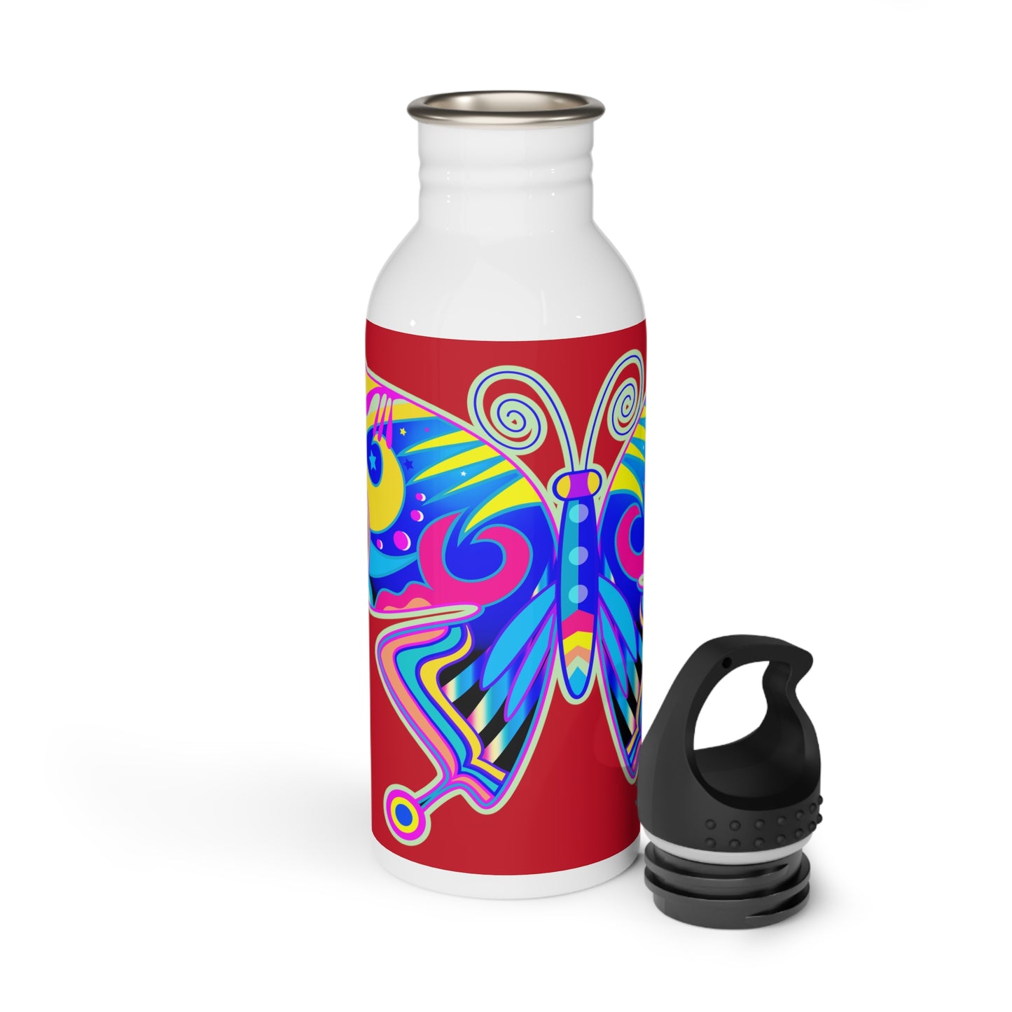 Bouteille d'eau Tumbler avec des motifs artistiques 