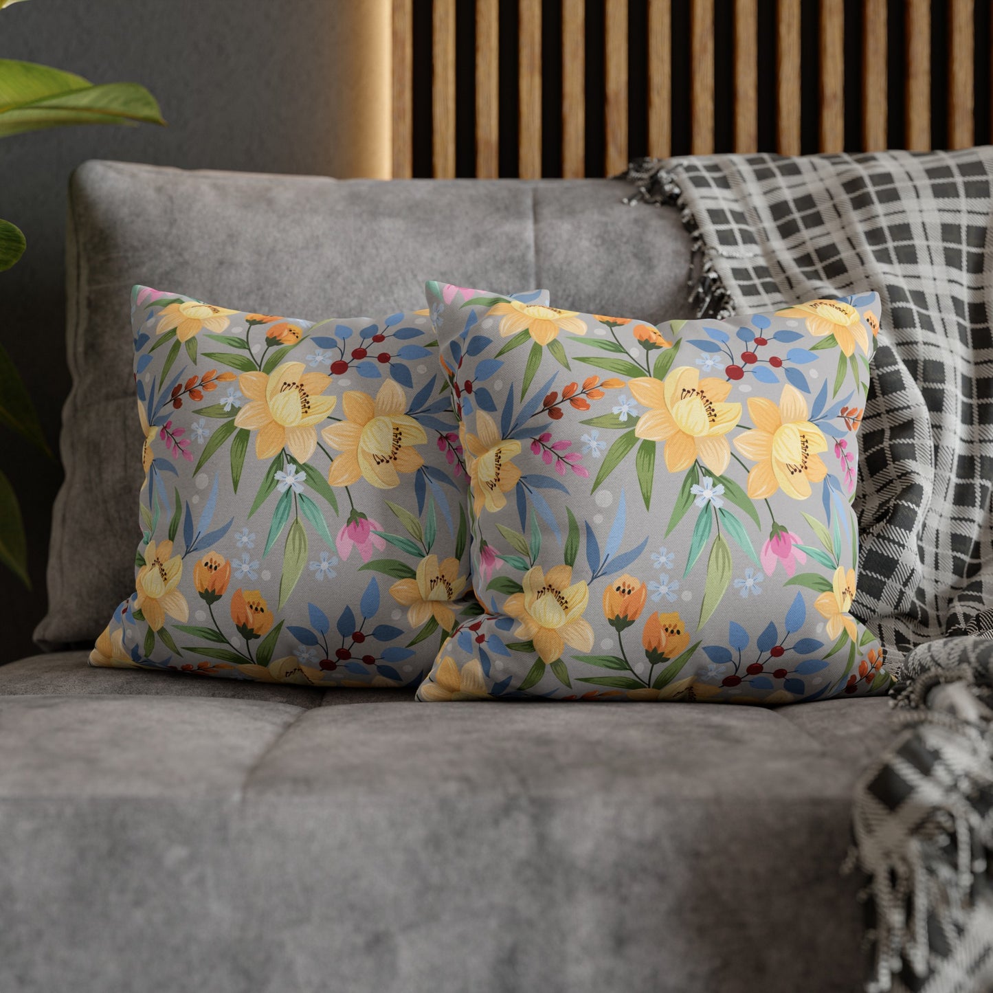 Floral Poly Pillowcase