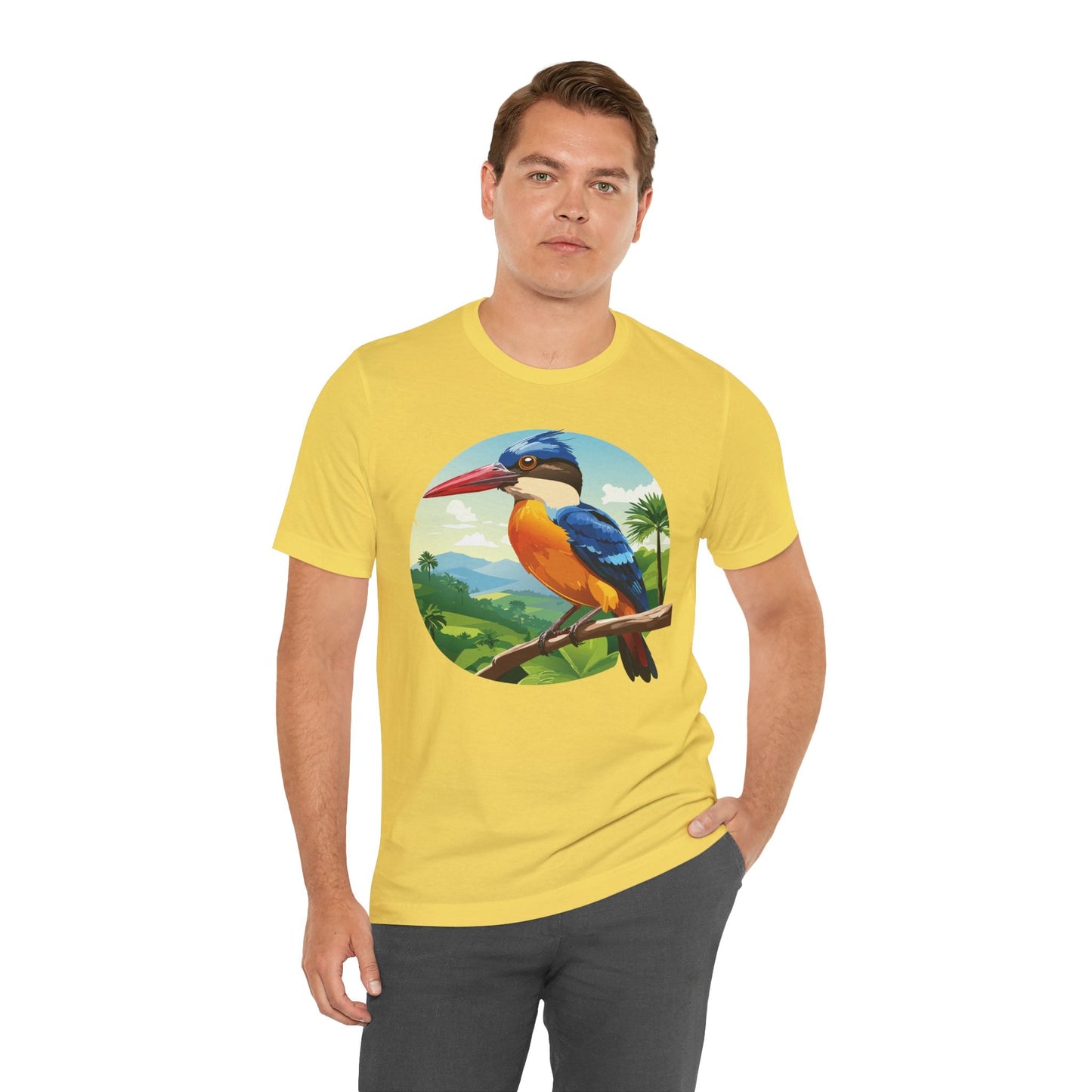 Unisex Animal Shirt With Art Design Featuring Wild Animals Jersey Short Sleeve Tee