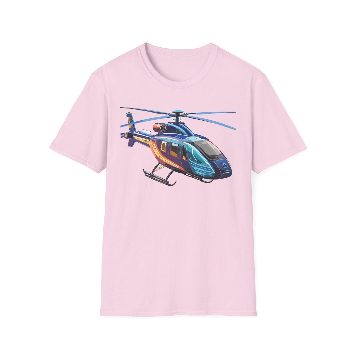 Chopper Helicopter Shirt Unisex T Shirt Softstyle 100 Percent Cotton Comfort Wear