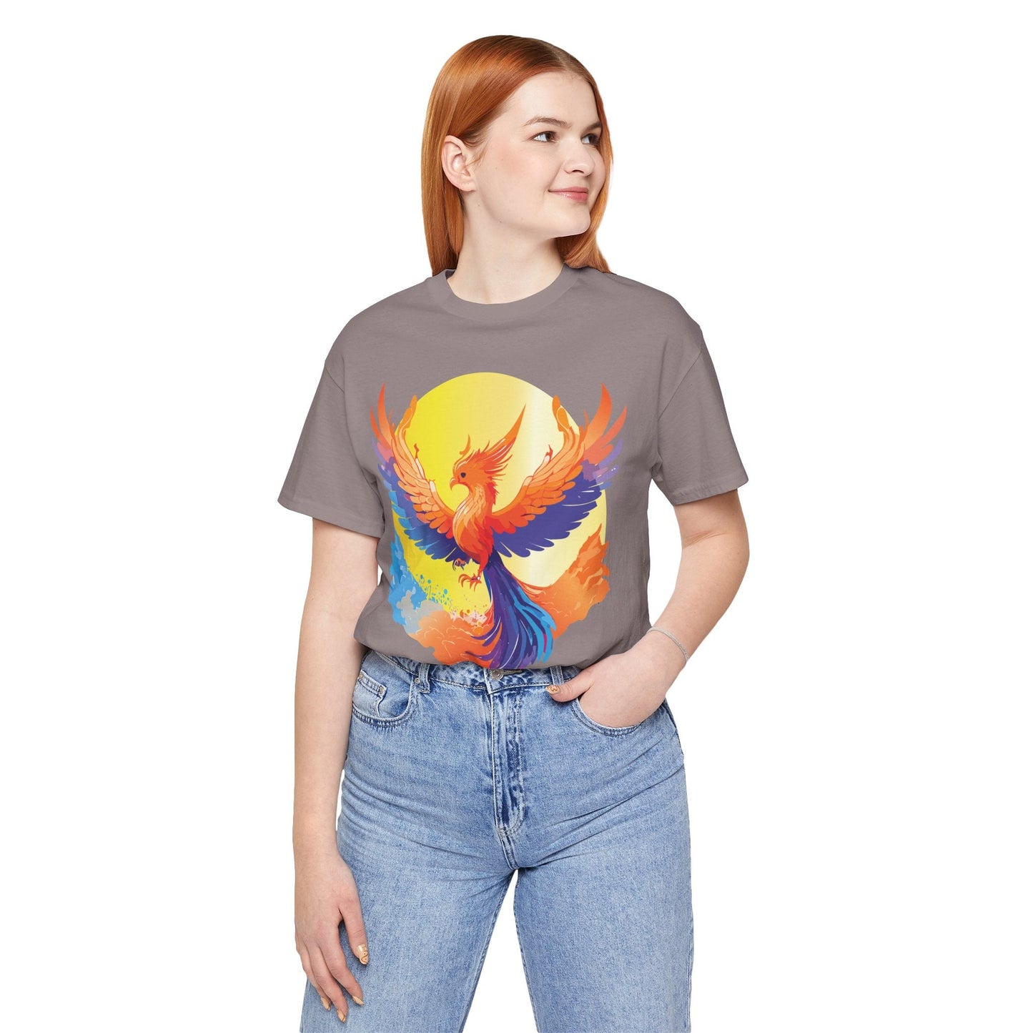 Unisex Animal Print Tee Shirt With Art Design Wild Animals Short Sleeve Comfort Fit