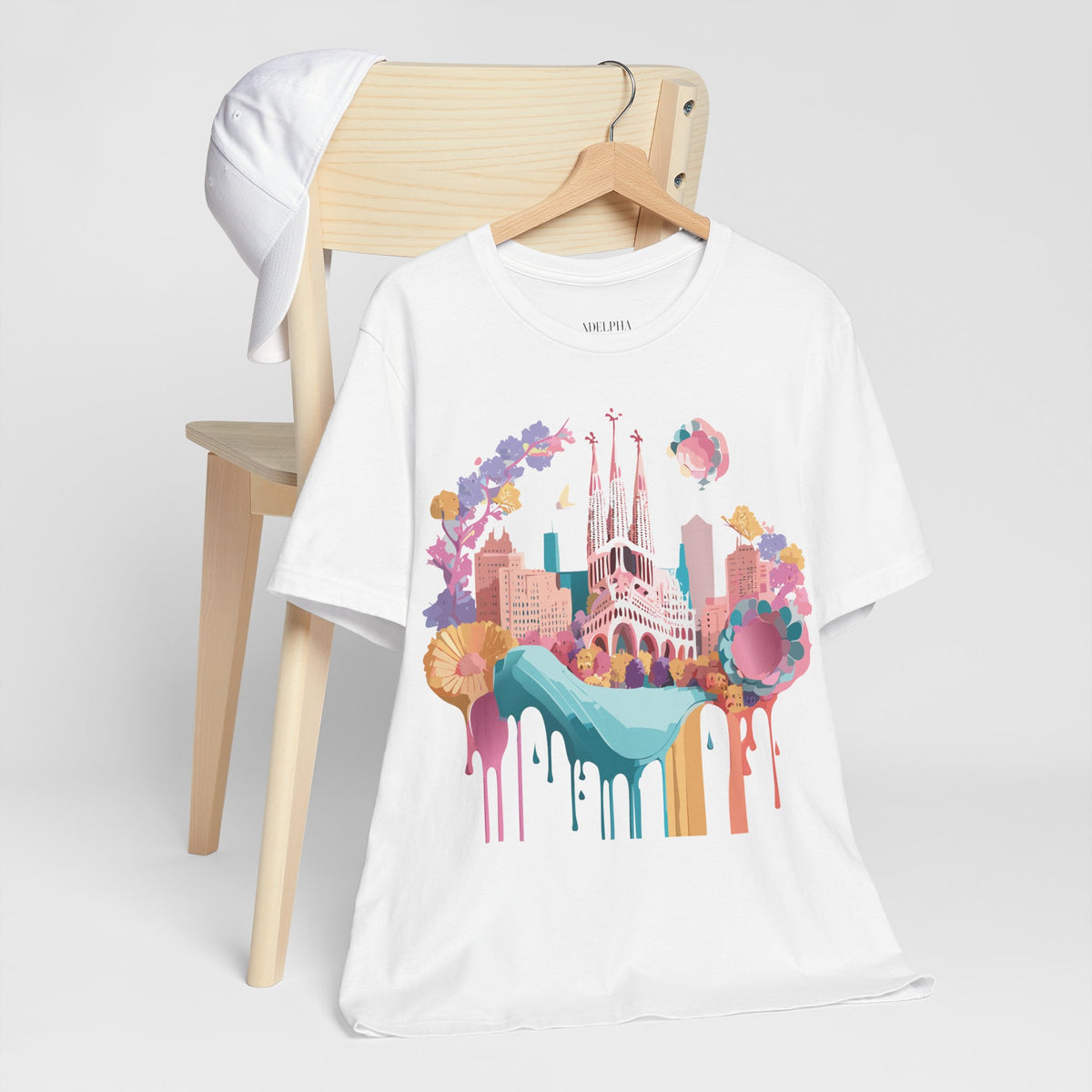 Unisex Cotton Bella+Canvas Tee with Barcelona