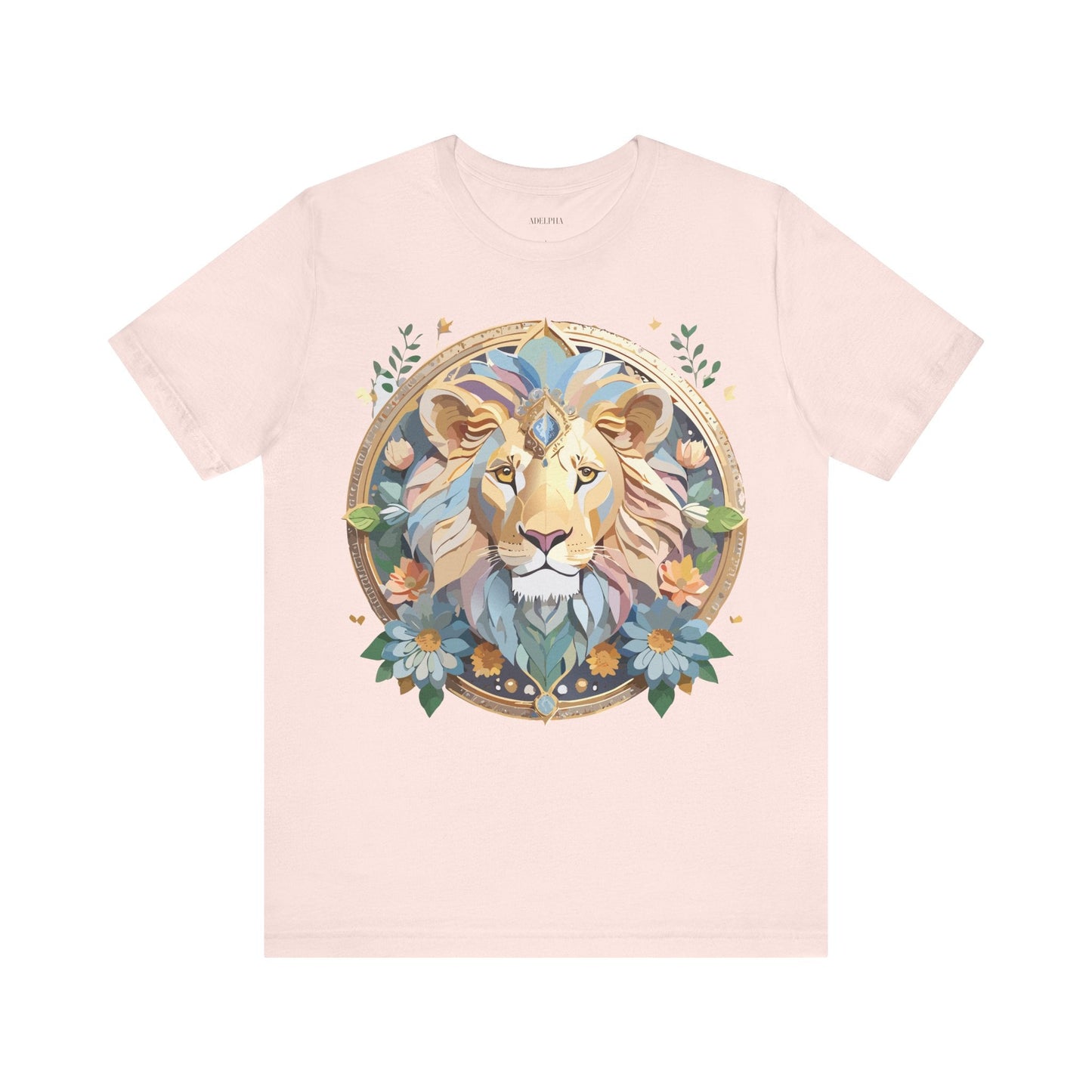 Medallion Graphic Unisex 100 Cotton Vintage Animal Medal Artwork Tee 3