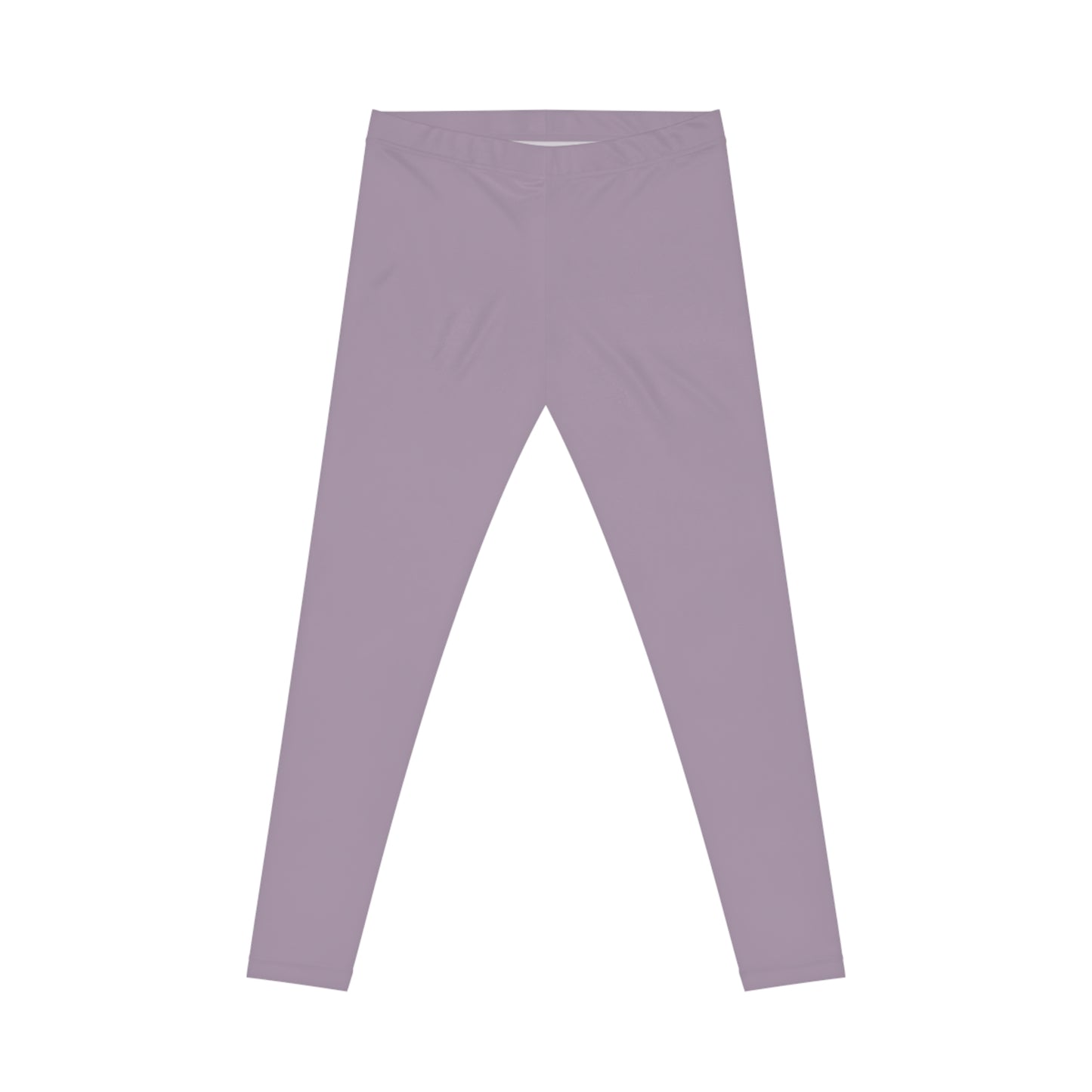 Mauve Ash Color Women's Poly-Span Casual Leggings XS-2XL