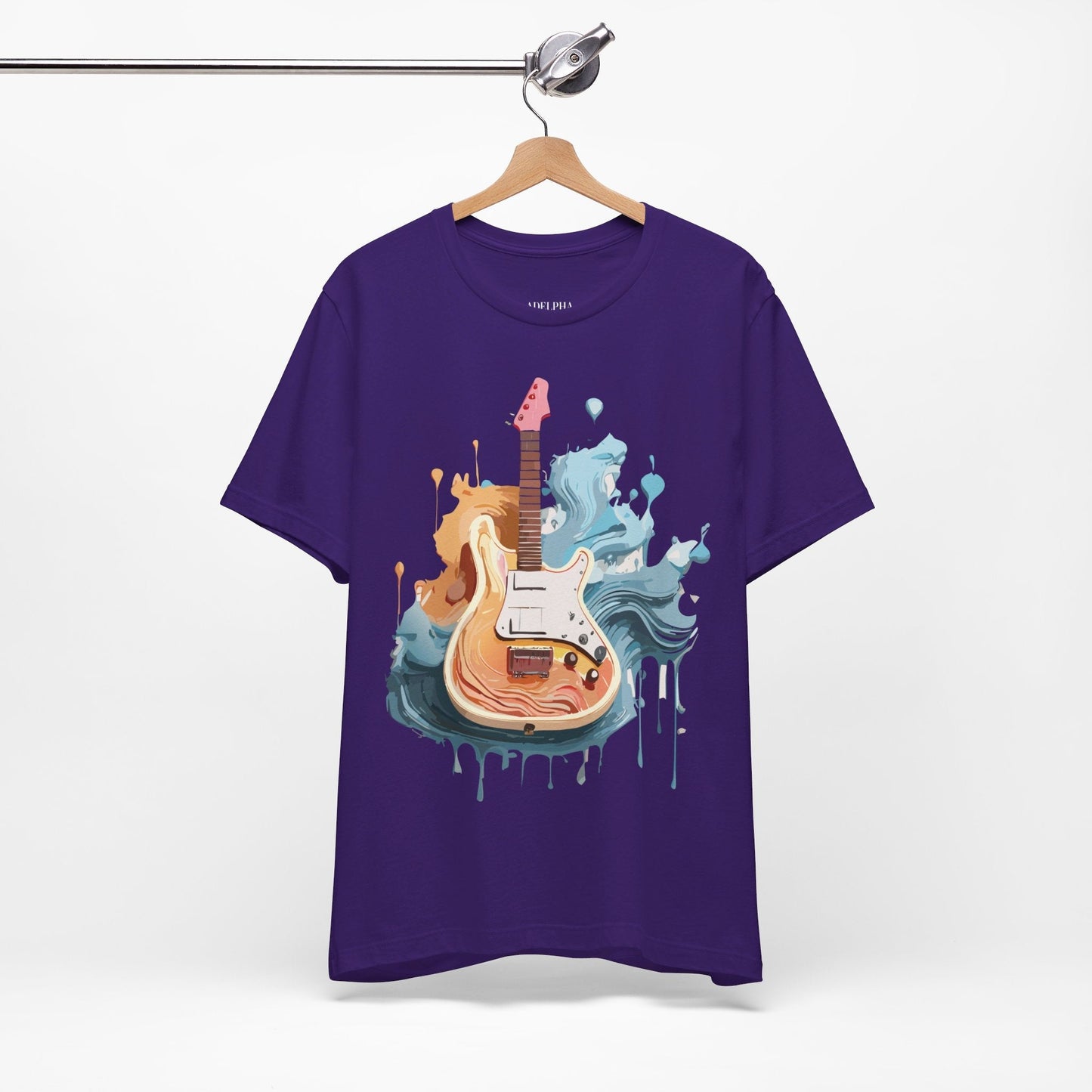 Music T Shirt Graphic Tee Unisex Short Sleeve Vintage Inspired Artwork Adelpha Collection