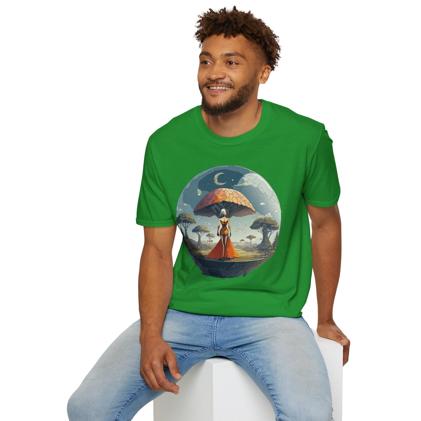 Womens Graphic T Shirts Art Design Shirt Softstyle Casual Tee 64000 Gildan Ring Spun Cotton