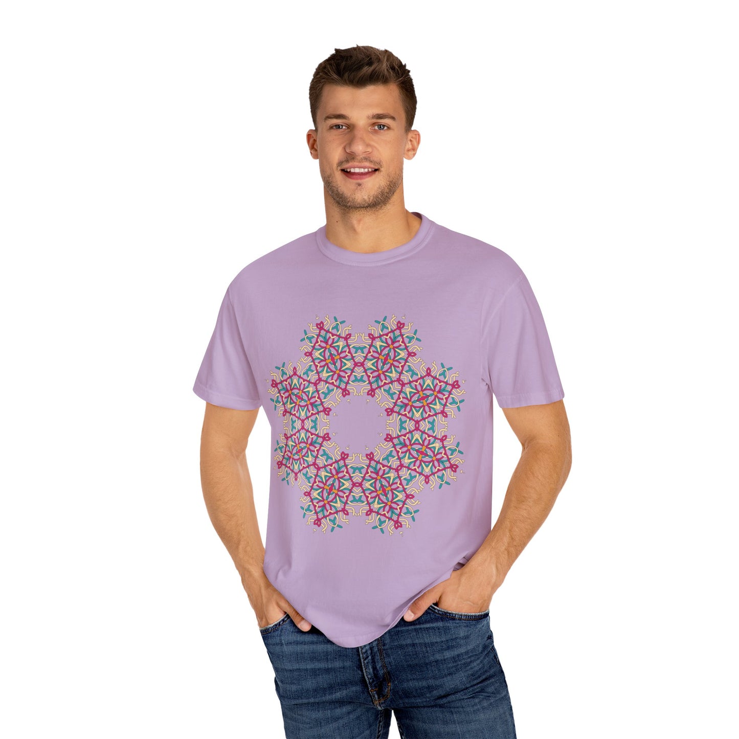 Unisex T-shirt with abstract print