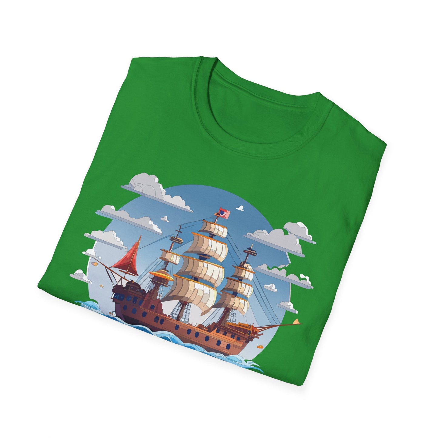 Ship T Shirts Frigate T Shirts Vessel Tee Shirt Unisex Softstyle Cotton Tee Gildan 64000