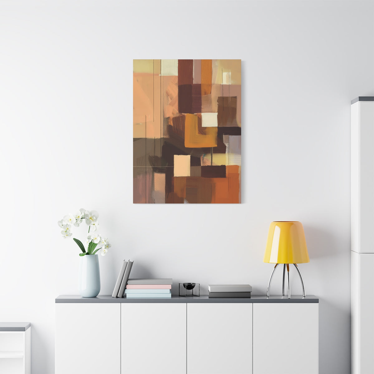 Abstract Geometric Painting Print Canvas 20x24,20x30,24x30 24x32,24x36,30x40 32x48,36x48,40x60 Pine-Wood Inner Frame ABS-49