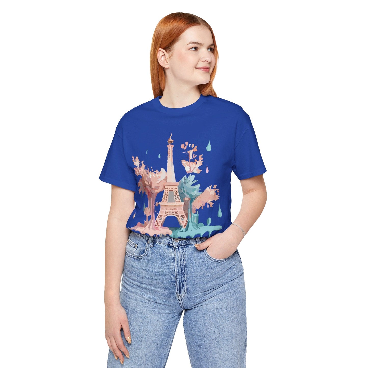 Unisex Paris Graphic Tee By Adelpha Vintage Inspired Tourist Shirt Short Sleeve Collection