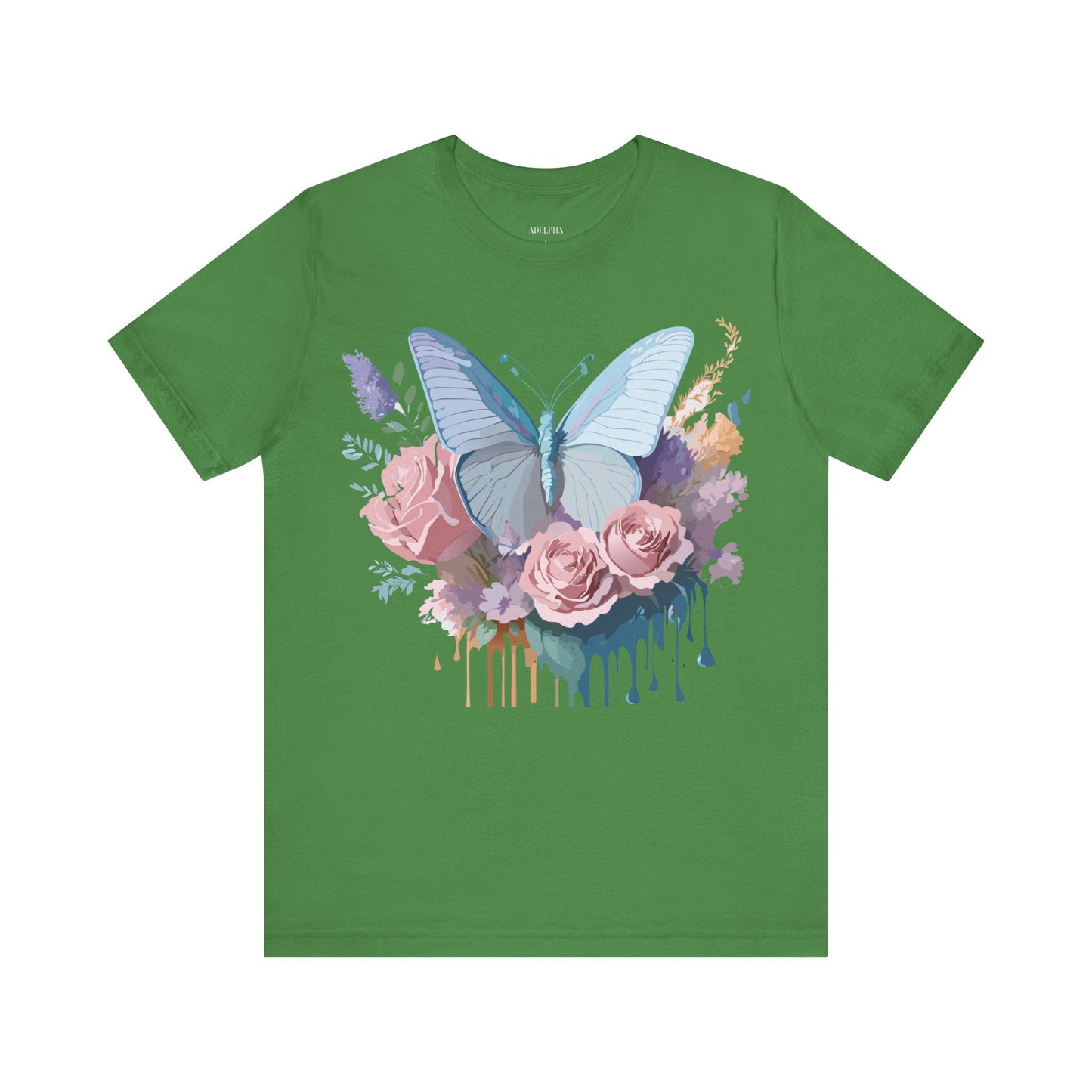 Butterfly Graphic Tee Unisex Jersey Short Sleeve Adelpha Vintage Art Design
