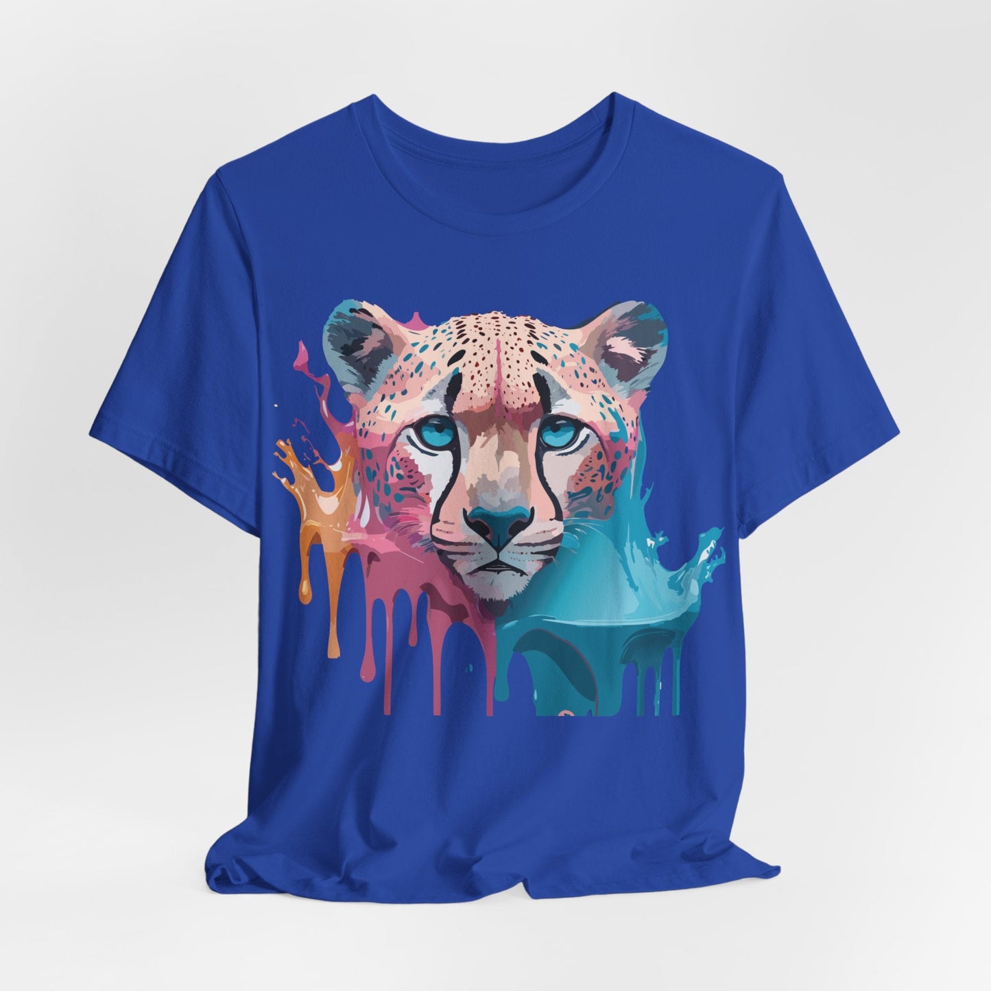 Cheetah Graphic Unisex 100 Cotton Artwork Tee 12