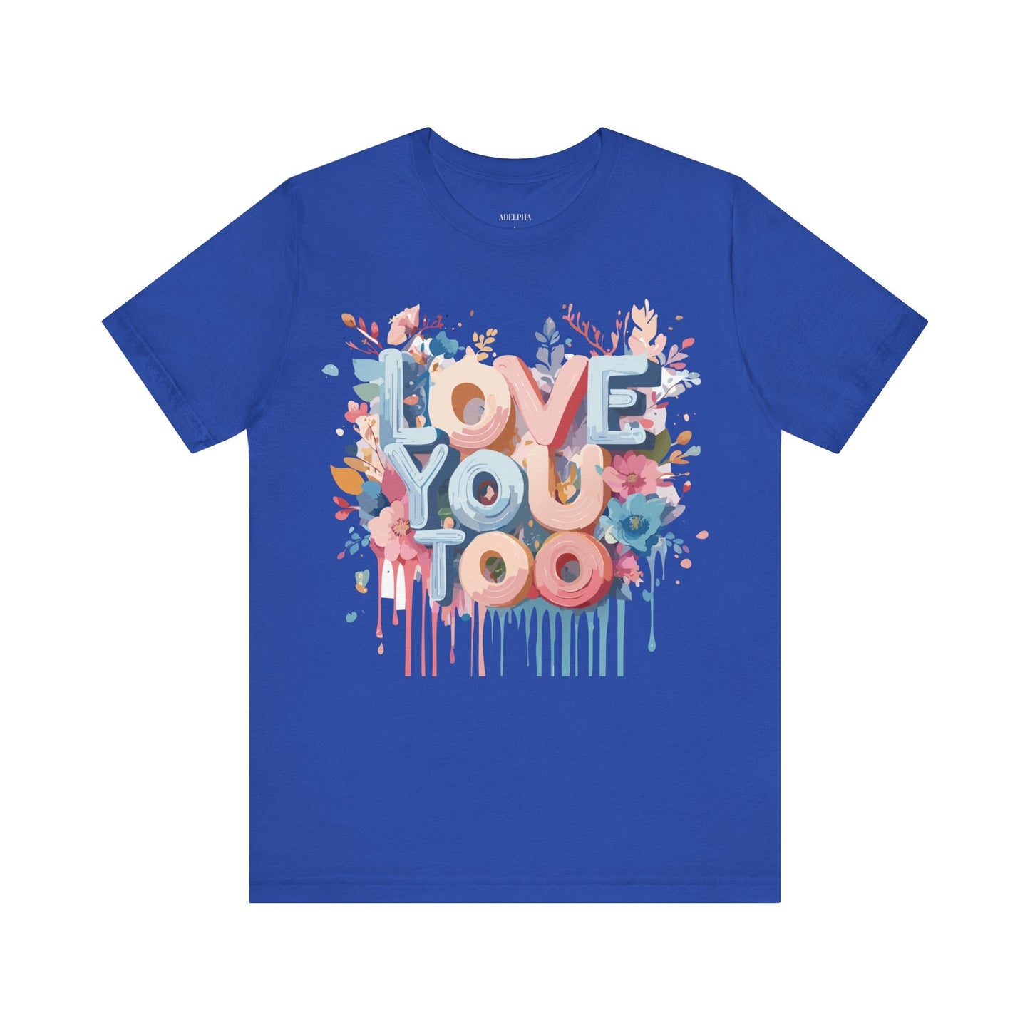 Valentine Graphic Tee Unisex Short Sleeve Art Design By Adelpha Vintage Inspired Tee