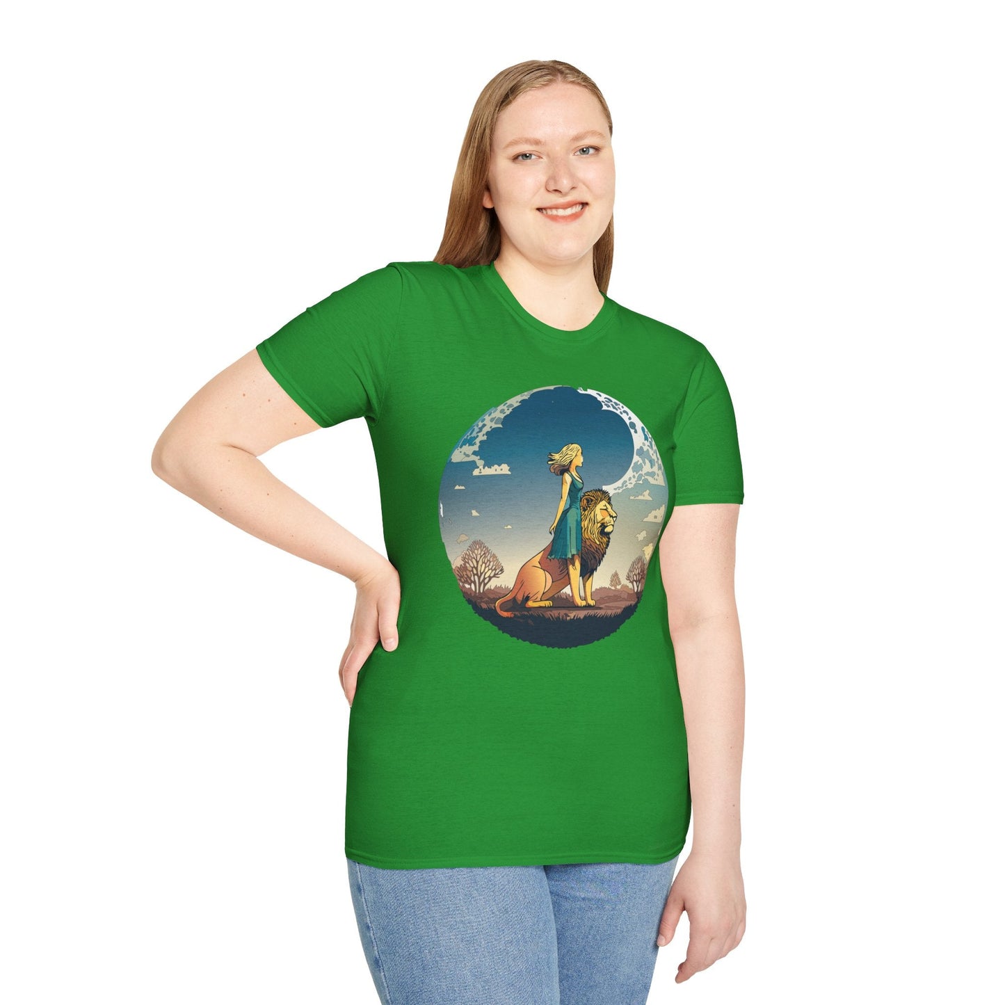 Womens Graphic T Shirt Art Design Tee Softstyle 64000 100 Percent Cotton Unisex Comfort