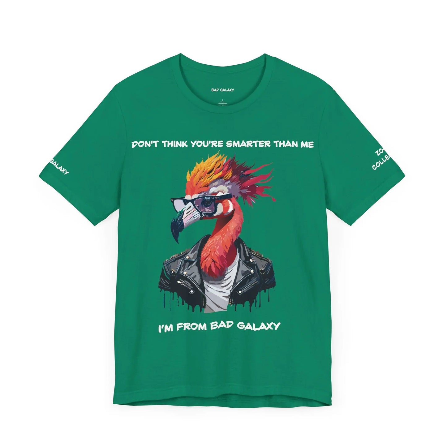 Animal T Shirt Made To Order In USA From Bad Galaxy With Eco Friendly Inks And 100 Percent Cotton