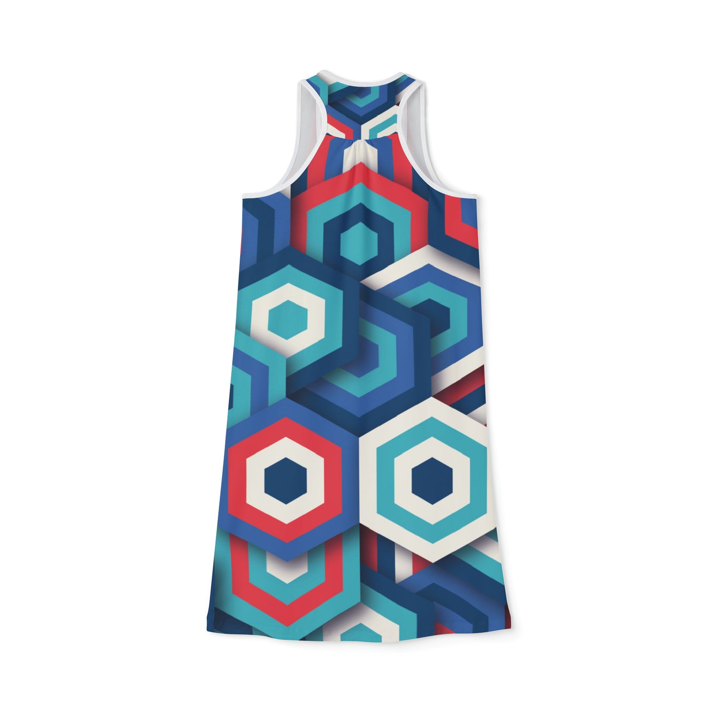 Summer Dress with abstract prints