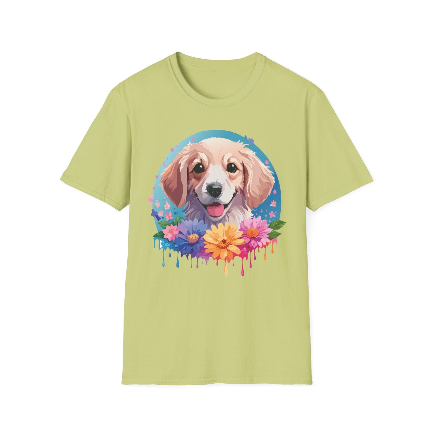 Unisex Dog Shirt Animal Tee Gildan Softstyle 64000 100 Percent Cotton