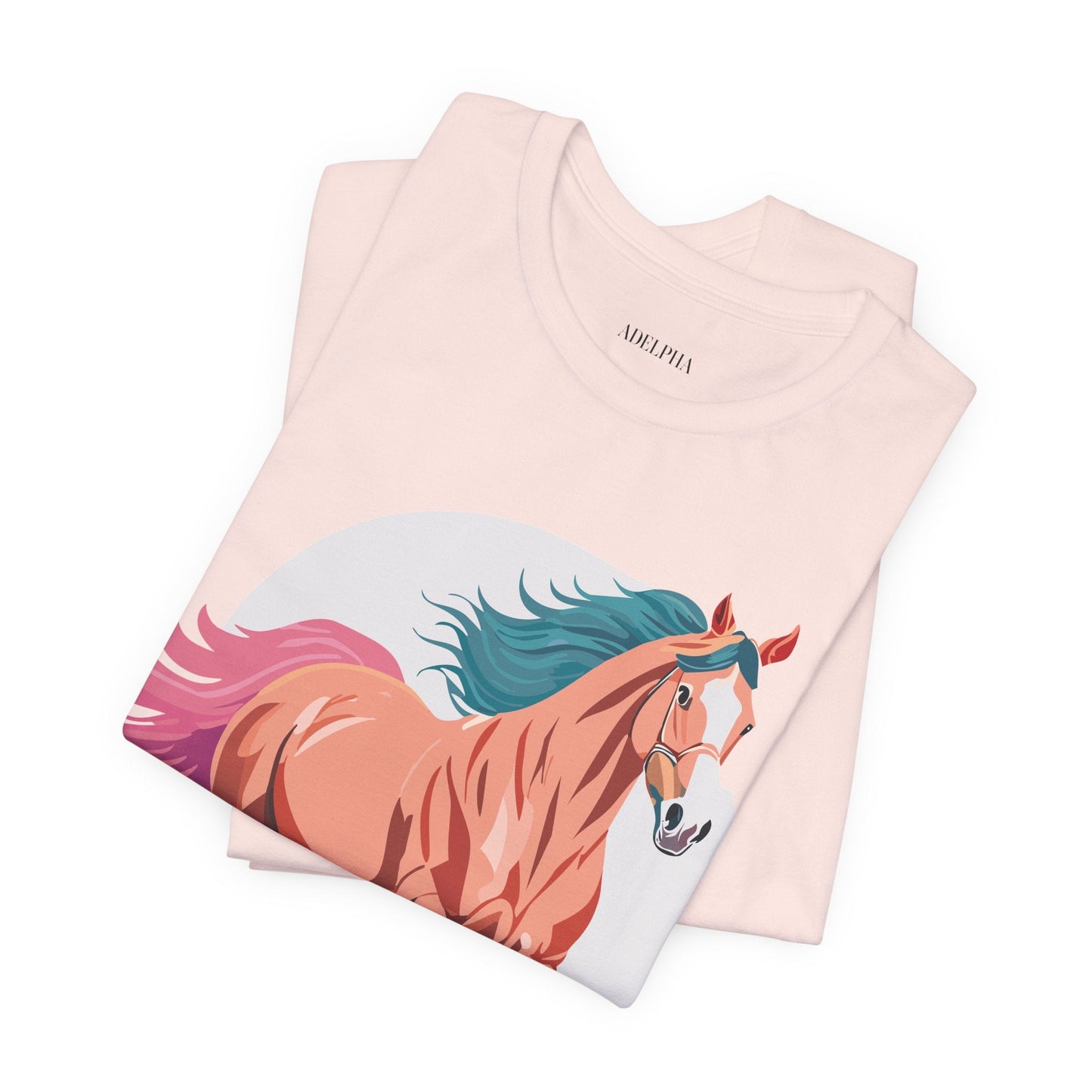 Horse Graphic Unisex 100 Cotton Vintage Animal Art T-Shirt 19