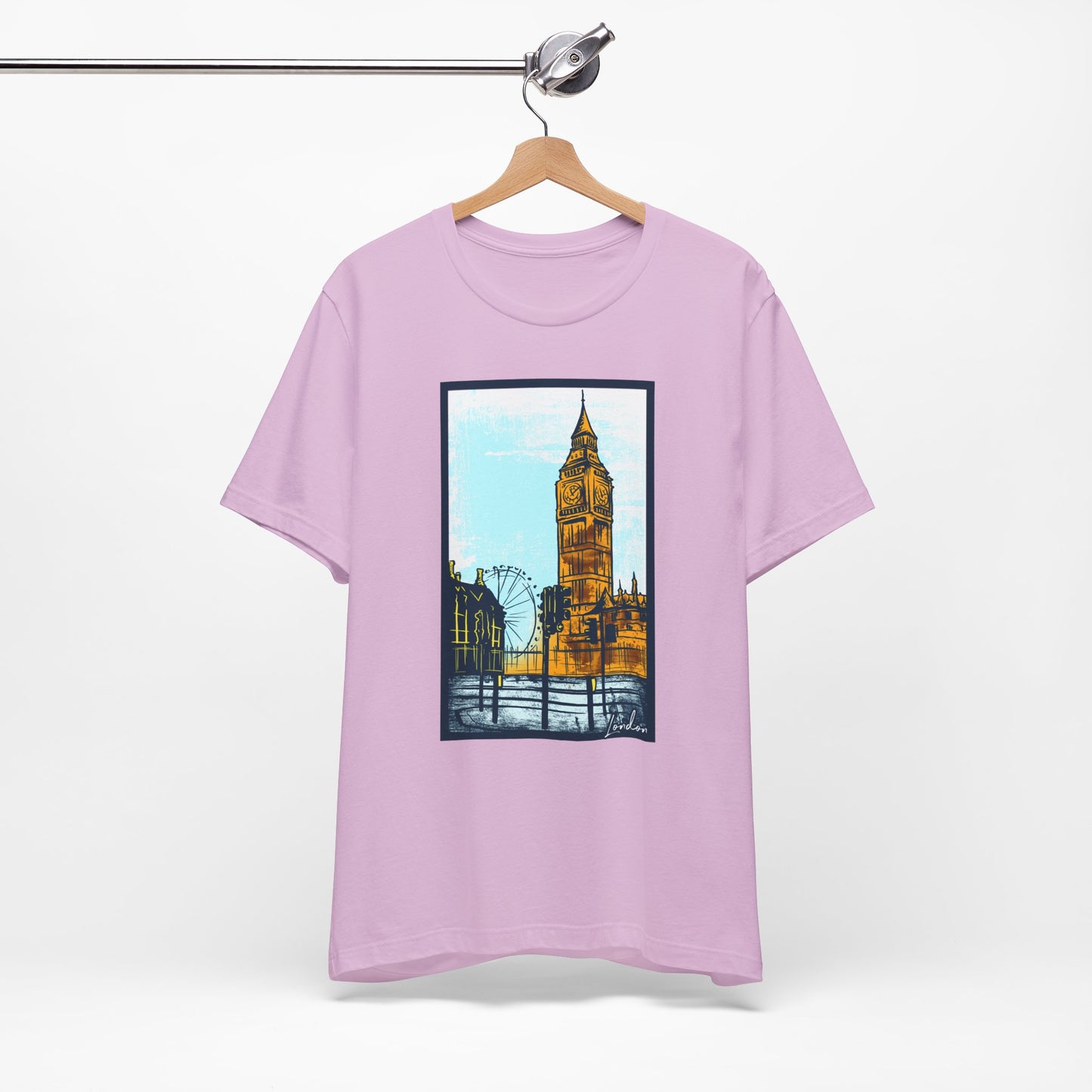 Retro Poster London Graphic Design Tee, London Shirt, Vintage Tees, Art Design T-Shirt, Graphic Tee, Retro Art Shirts