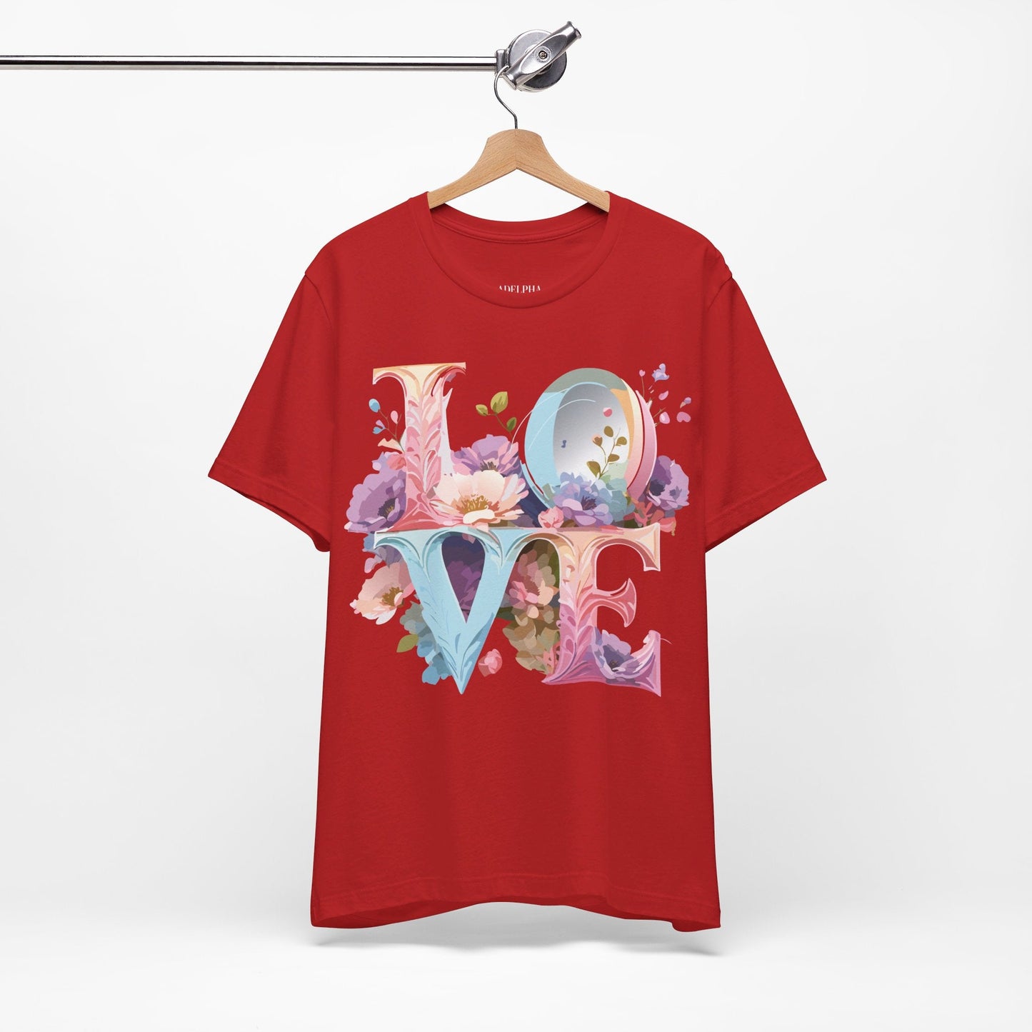 Valentine Graphic Tee Unisex Short Sleeve Shirt By Adelpha Premium Vintage Artwork