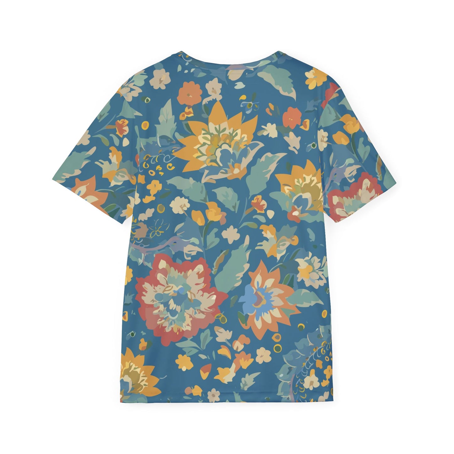 Unisex Floral Print Shirt, Shirt with Floral Print