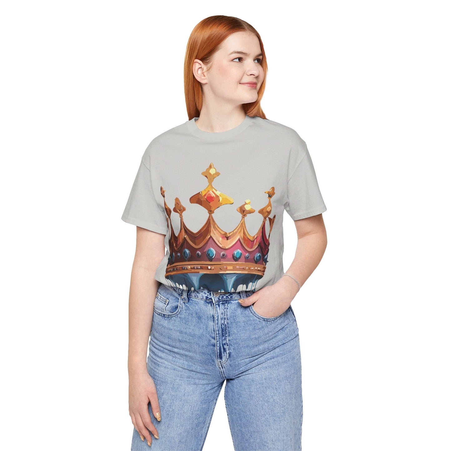 Adelpha Crown Graphic Tee Unisex Short Sleeve Jersey Art Shirt Vintage Inspired