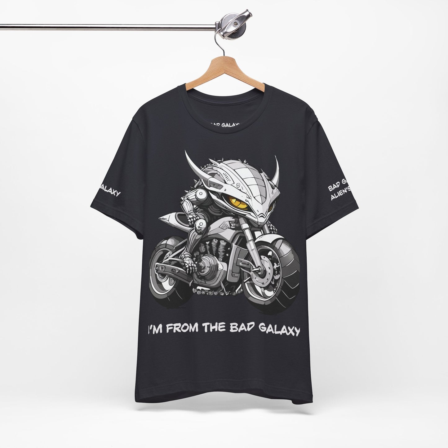 Alien Tee Shirt From Bad Galaxy 100 Percent Cotton Eco Friendly Inks Made In USA