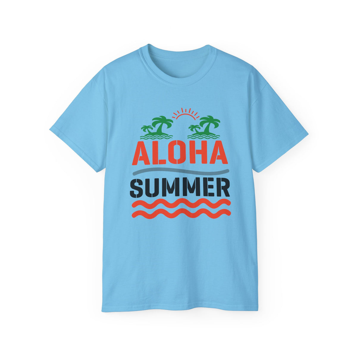 Aloha Summer Shirt | Tropical Palm Beach Tee