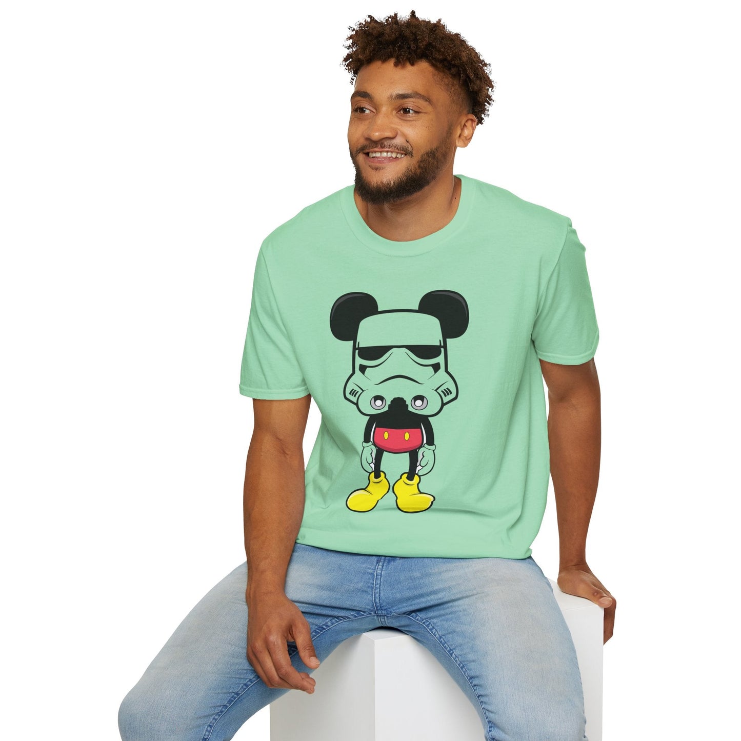 Cartoon T Shirt Animation Tee Funny Unisex Gildan Softstyle 64000 100 Percent Ring Spun Cotton