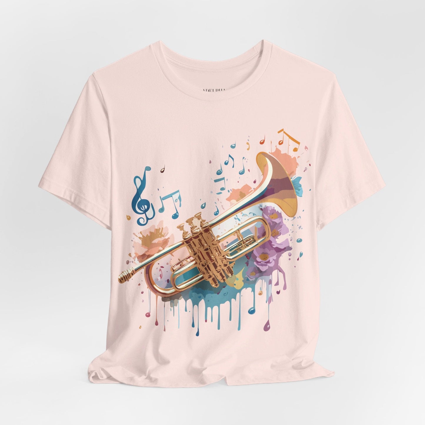 Music Graphic T Shirt Unisex Vintage Inspired Art Tee Adelpha Short Sleeve Design