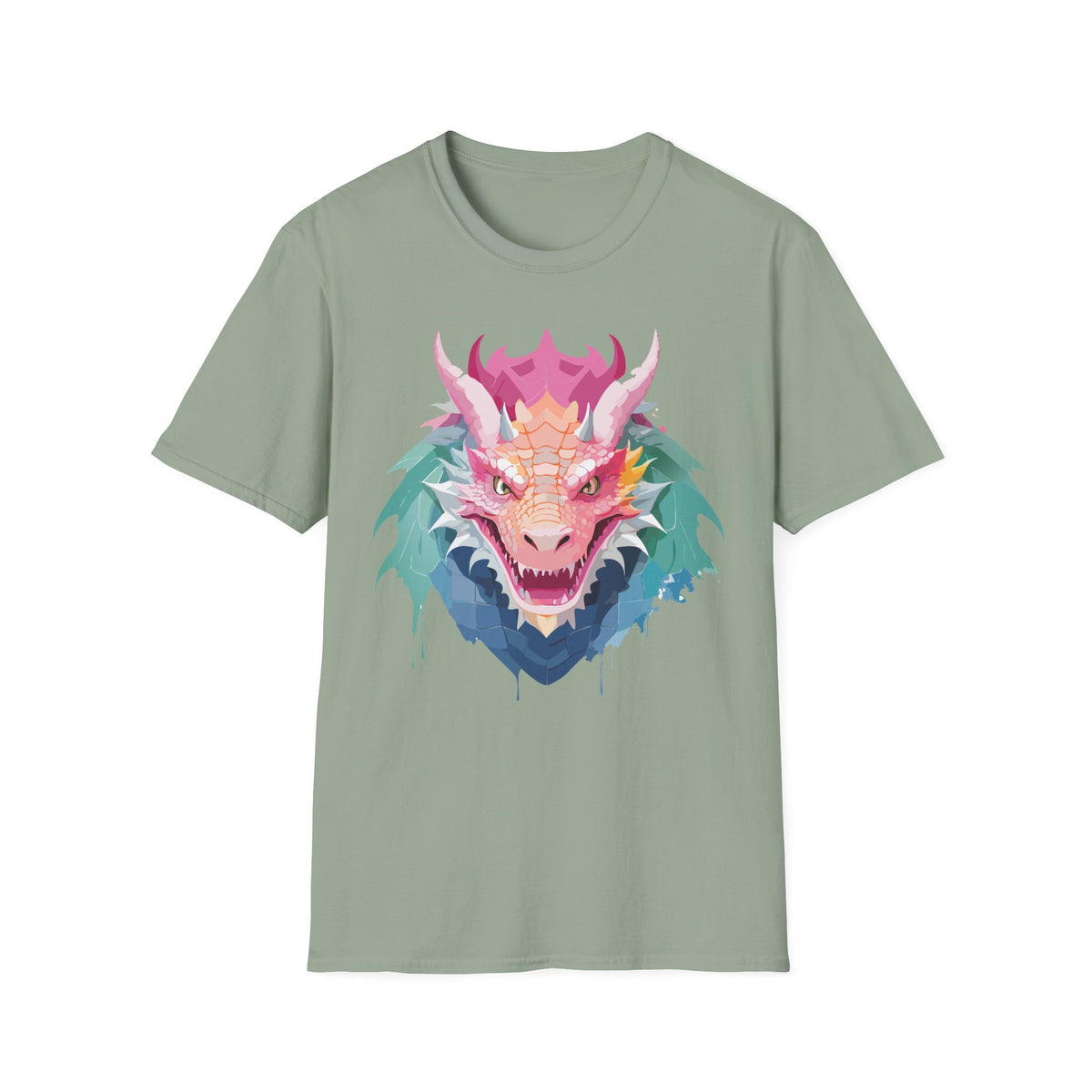 Dragon Graphic Tee Gildan Unisex 100 Cotton Tee Shirt with Animals m9