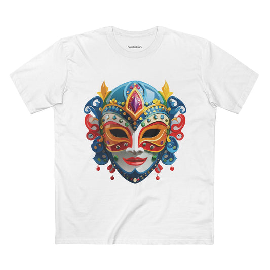 Mask Graphic Unisex 100 Cotton Staple Tee 23