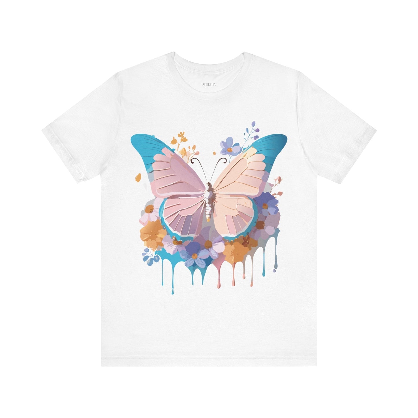 Butterfly Graphic Tee Vintage Inspired Adelpha Unisex Jersey Short Sleeve