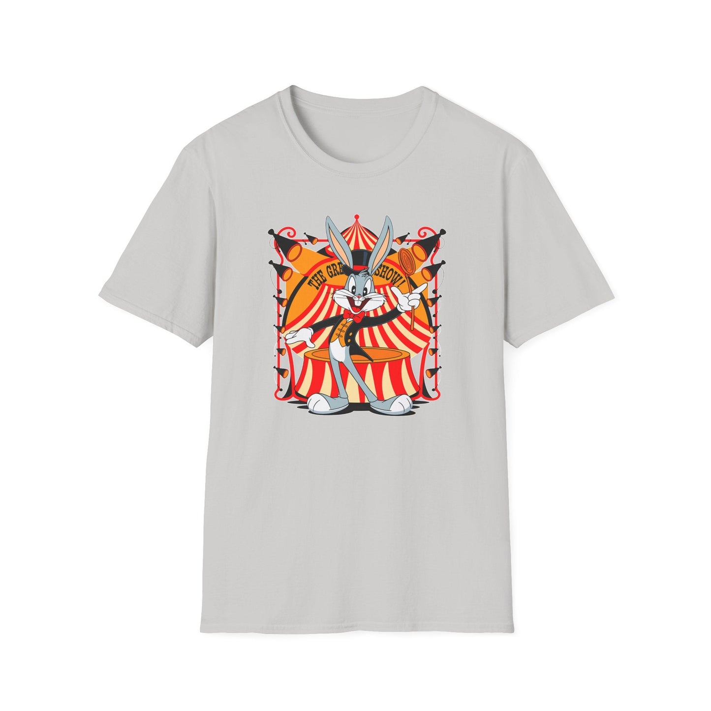 Bugs Bunny Unisex Shirt Gildan Softstyle Tee Cartoon Graphic Design 100 Percent Cotton