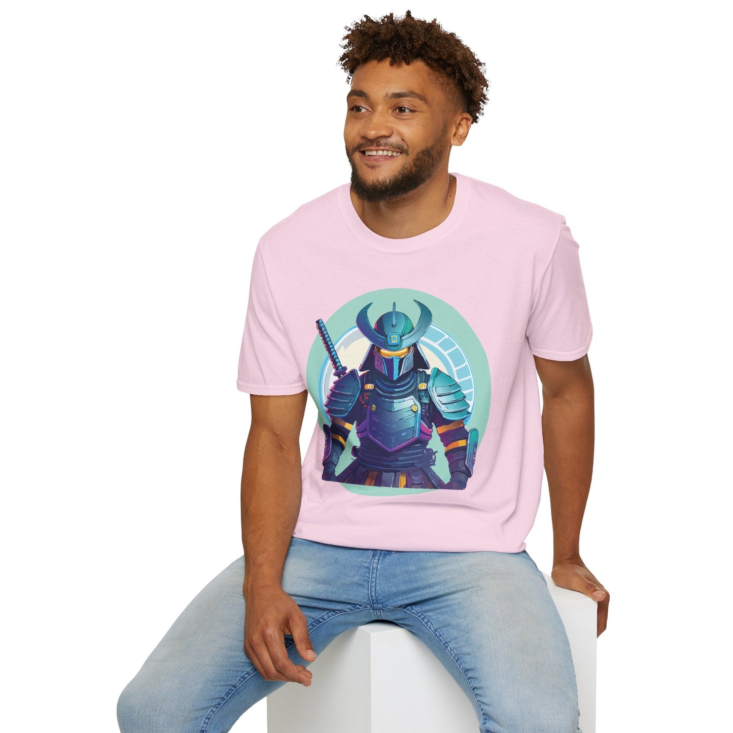 Samurai T Shirt Unisex Softstyle Tee Gildan 64000 Lightweight Ring Spun Cotton Everyday Comfort