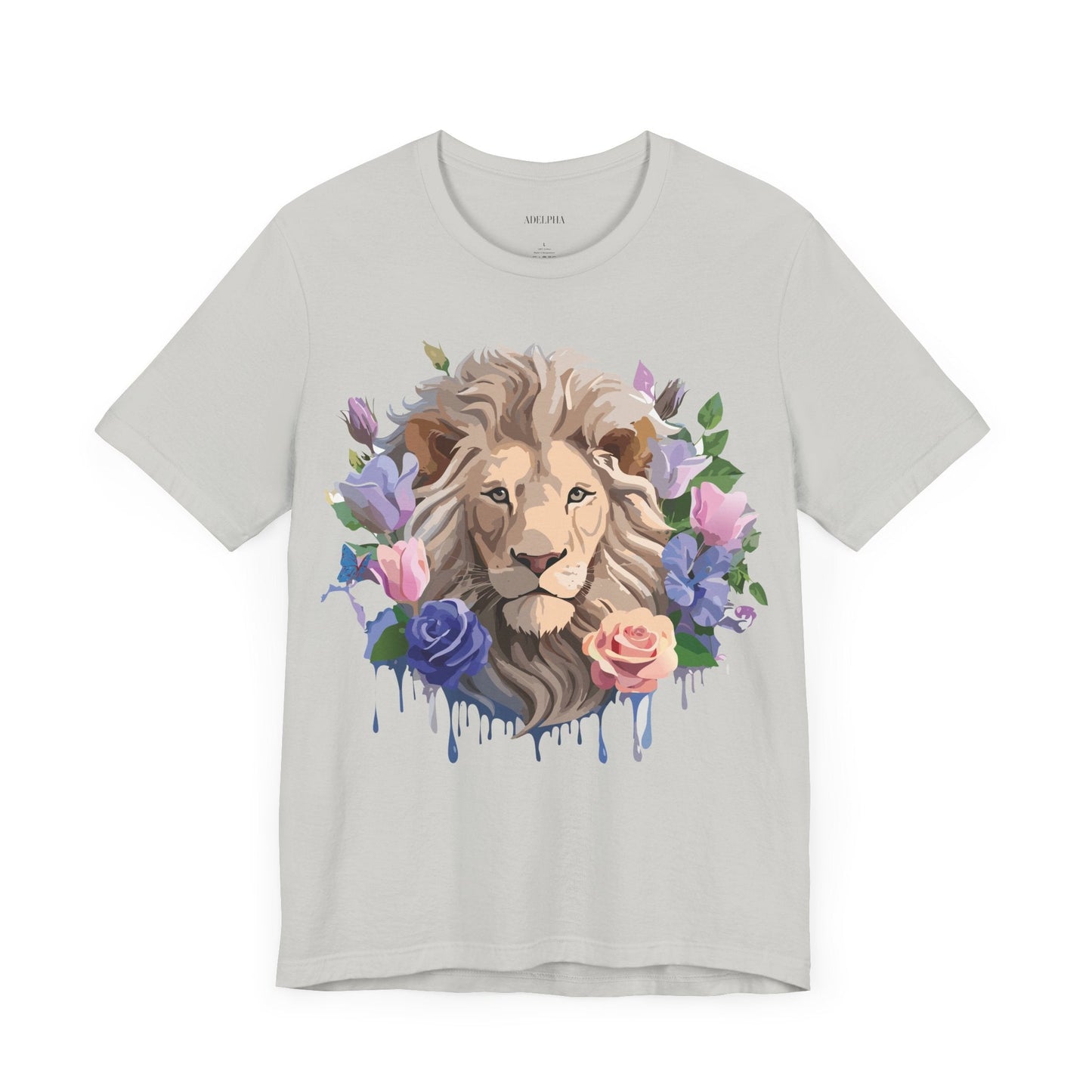 Lion Graphic Unisex 100 Cotton Vintage Animal Artwork Tee 4