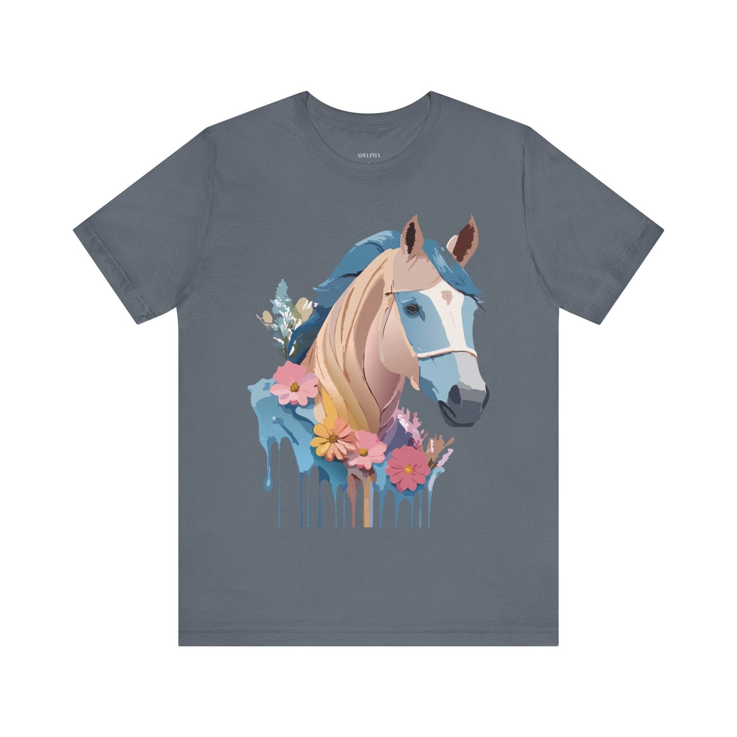 Horse Graphic Unisex 100 Cotton Vintage Animal Art T-Shirt 12