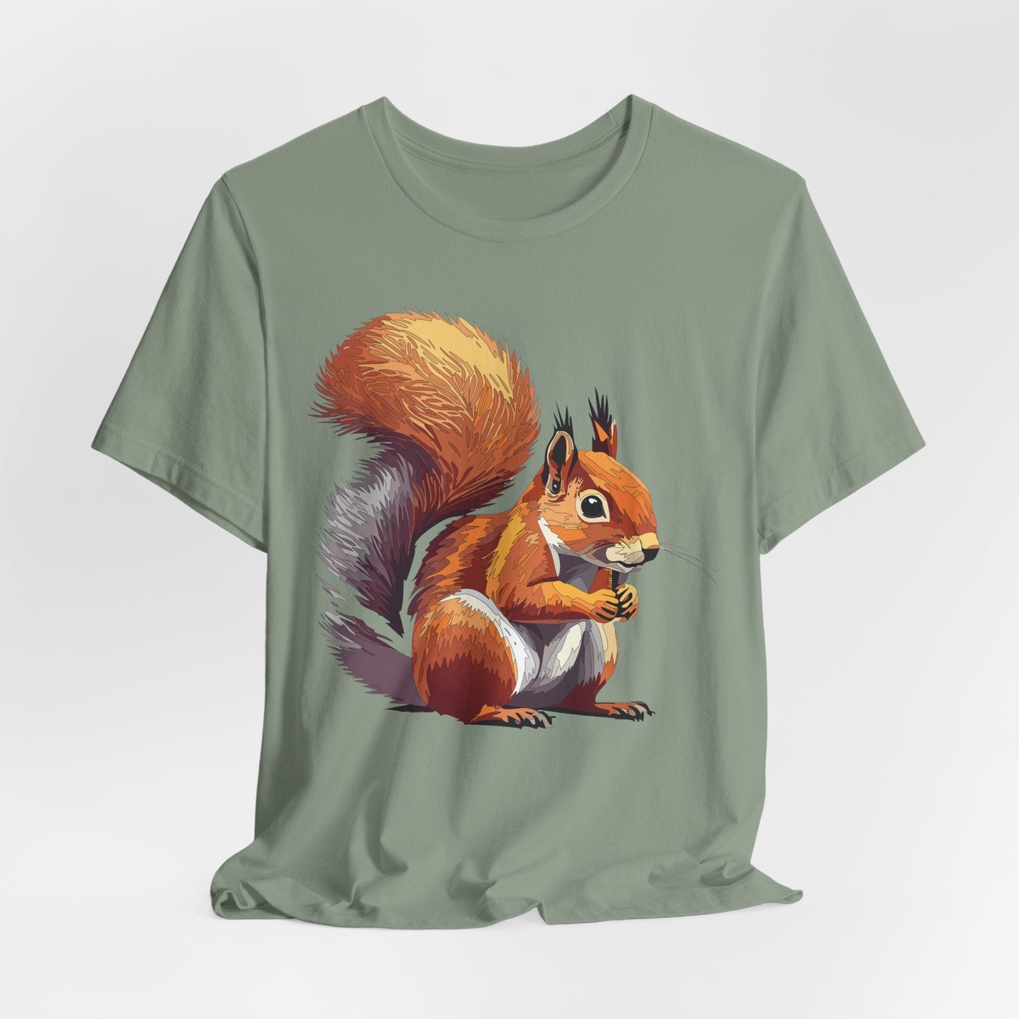 Unisex Animal Shirt Art Design Tee Shirt With Wild Animals Gildan Softstyle 64000 Cotton