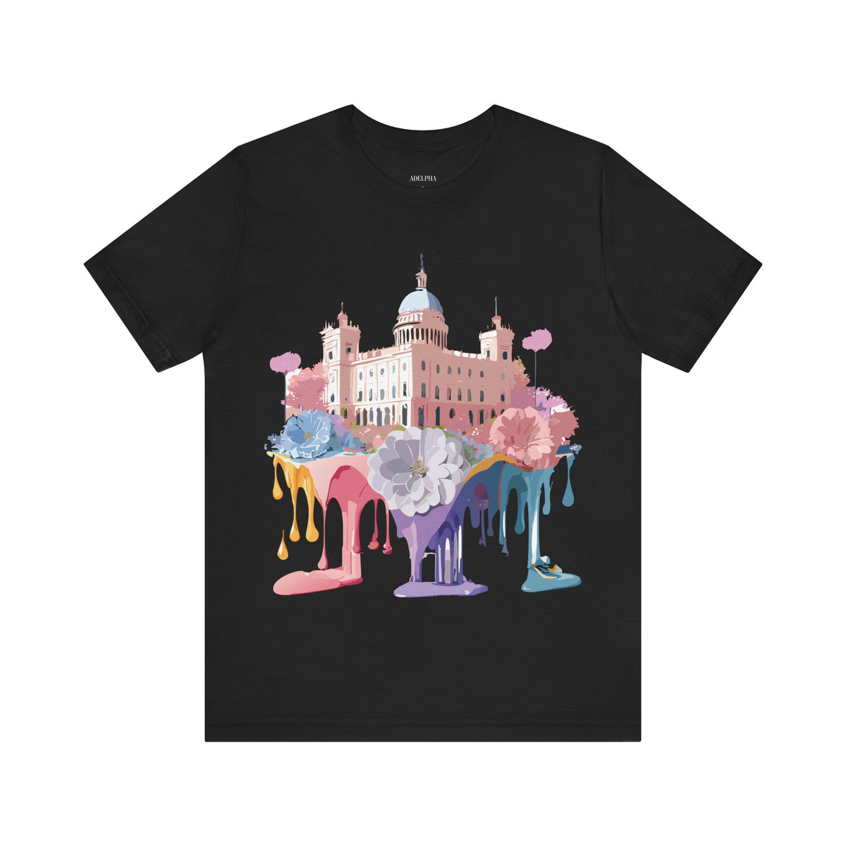Graphic Unisex Cotton Bella+Canvas Tee Shirt with Madrid
