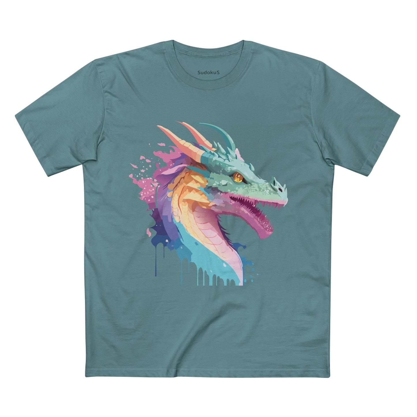Dragon Graphic Unisex 100 Cotton Staple Tee 5