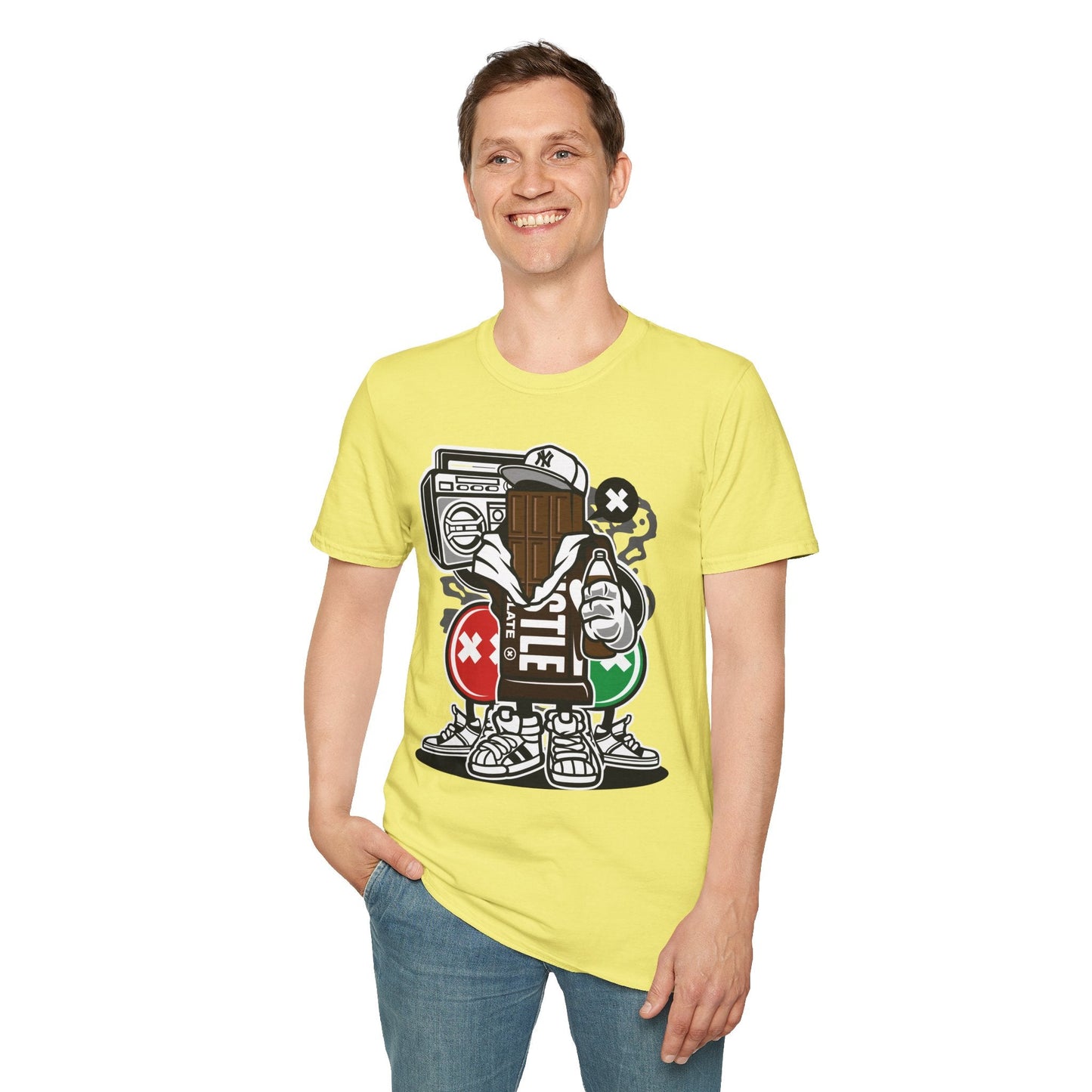 Gildan Softstyle Unisex Cartoon T Shirt Animation Funny Tee Breathable 100 Percent Cotton