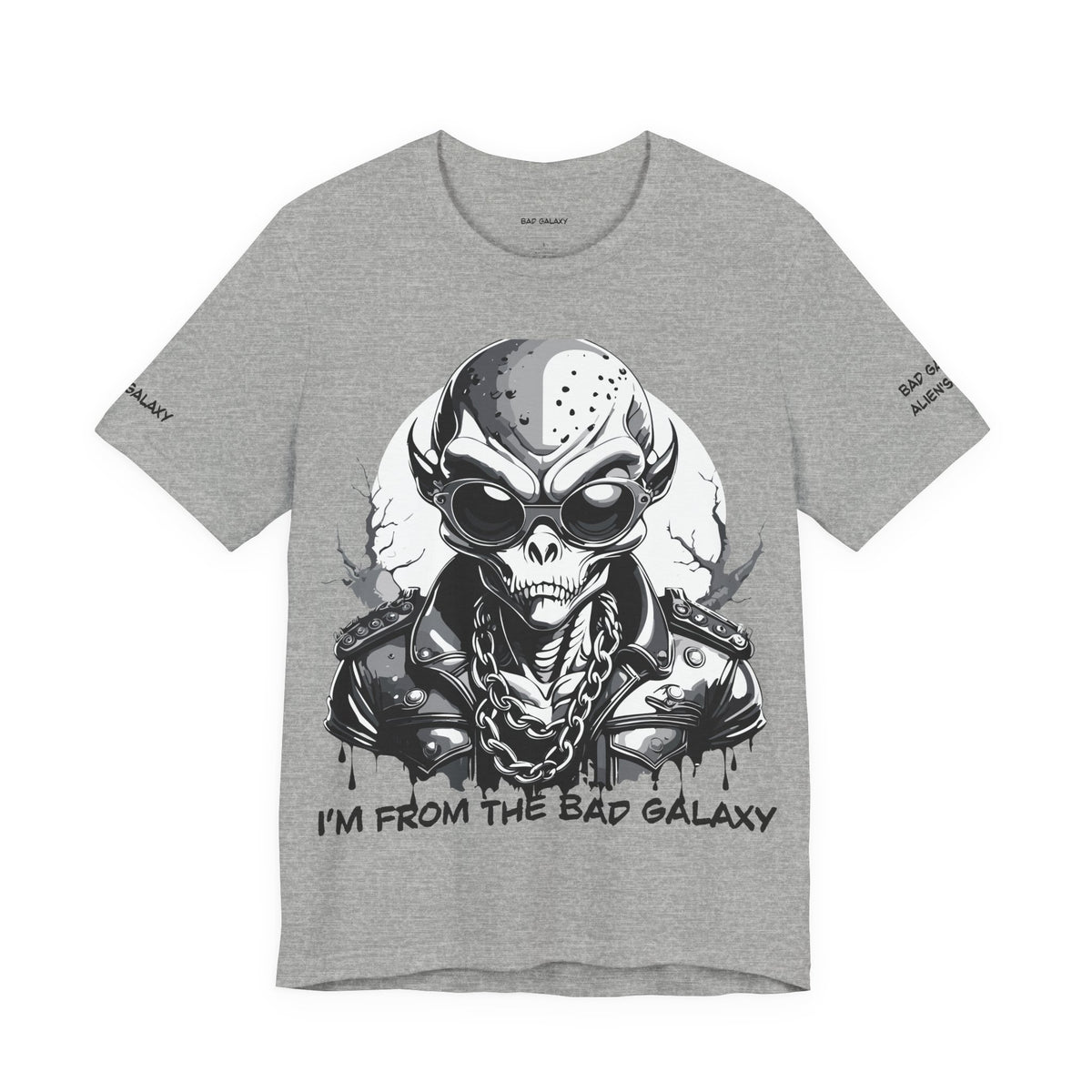 Alien Graphic Unisex Cotton Bella+Canvas Tee with Art Design b63