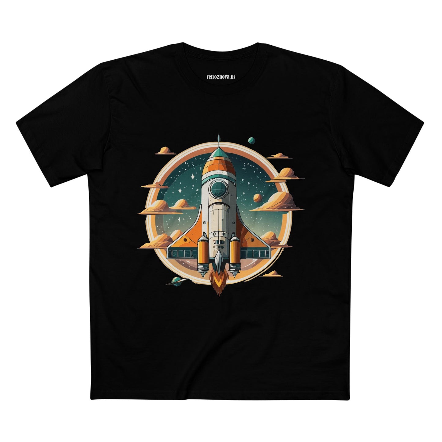Cosmos Shirt Unisex Premium Cotton Tee With Original Art Design By Retro2Nova Collection