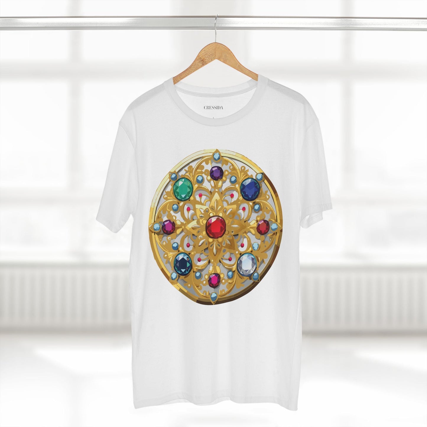 Medallion Graphic T-Shirt Unisex 100 Cotton With Gold Art Design Medal Tee 6