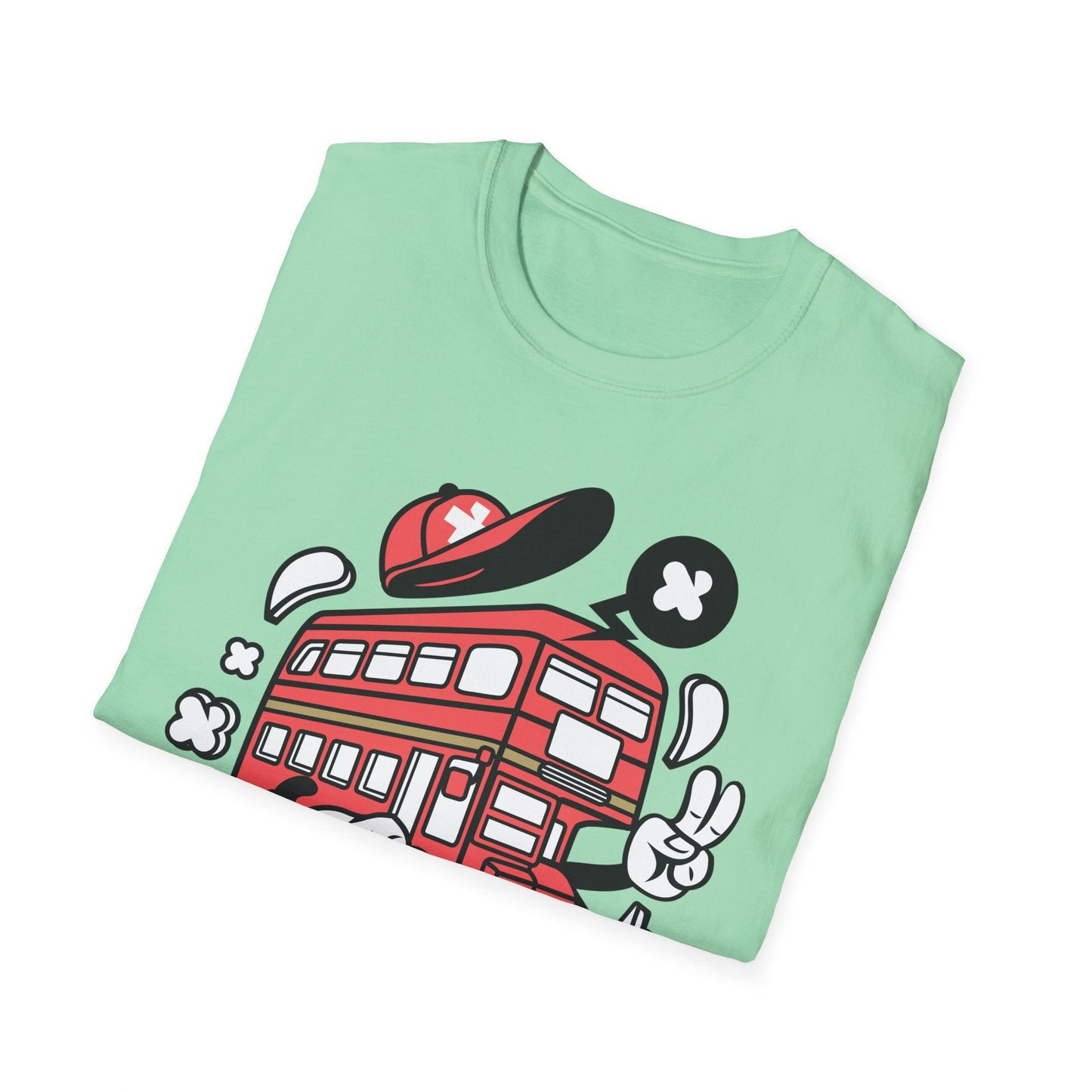 Cartoon Animation T Shirt Funny Tee Unisex Gildan Softstyle 64000 100 Percent Ring Spun Cotton