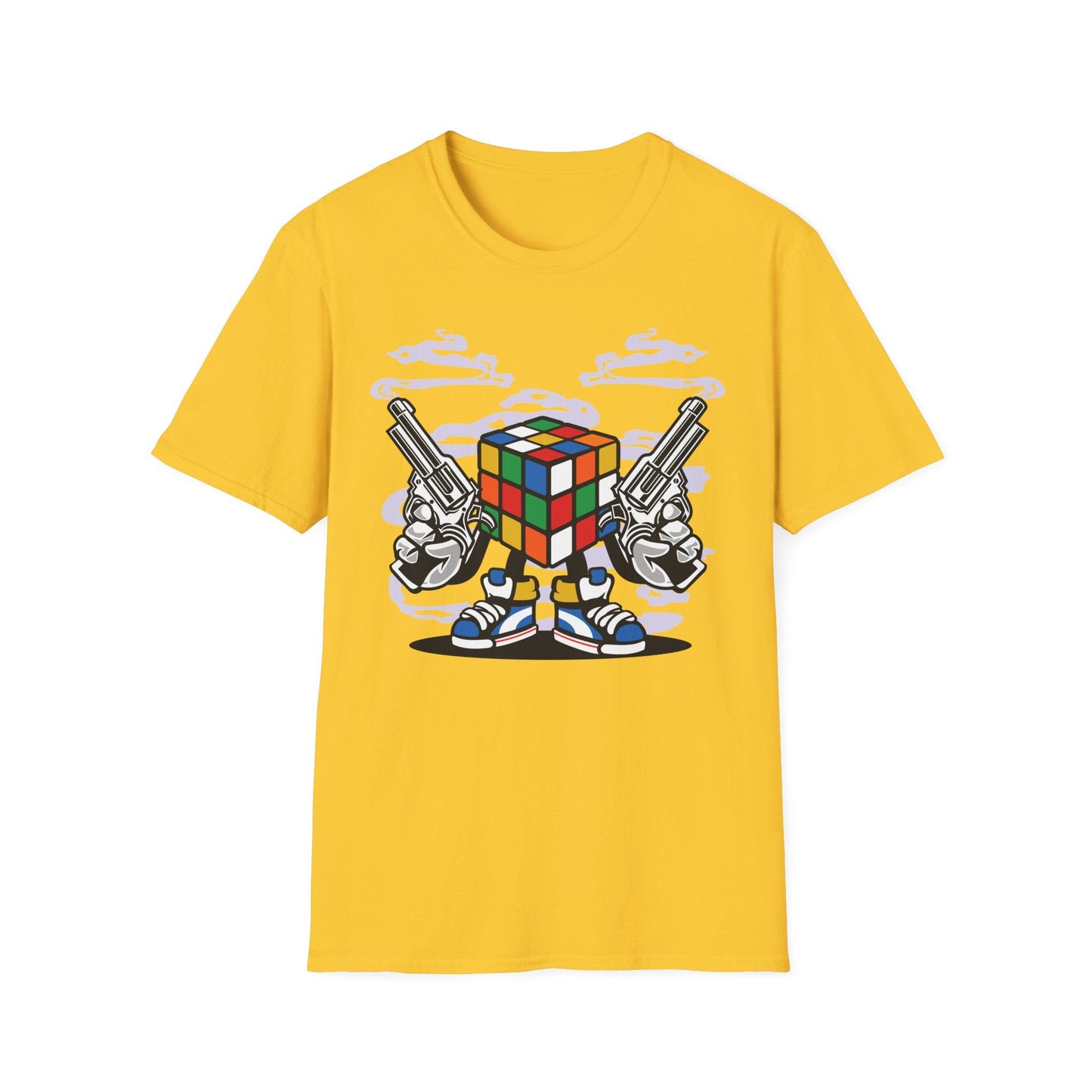 Cartoon Animation Funny T Shirt Gildan Softstyle 64000 Unisex Short Sleeve Cotton Tee