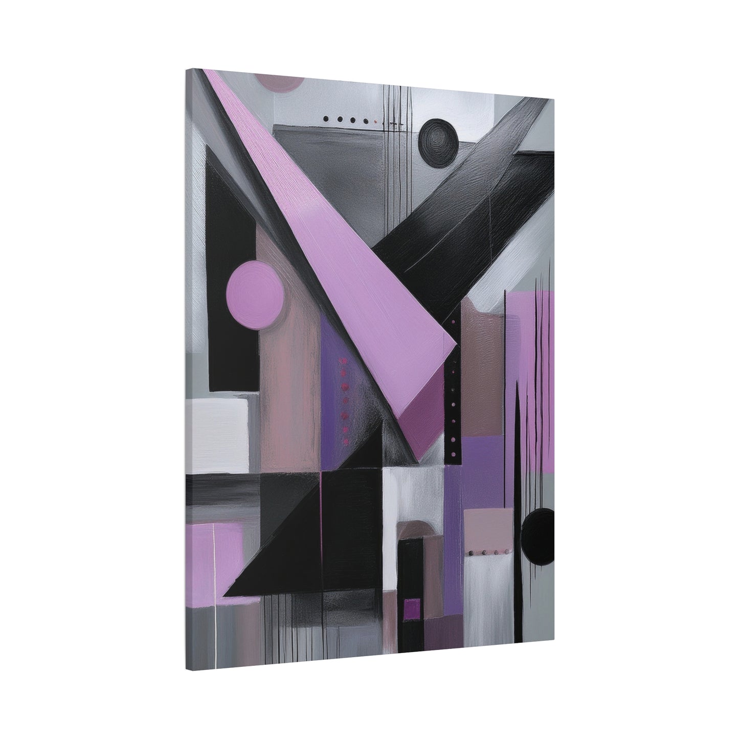 Abstract Geometric Painting Print Canvas 20x24,20x30,24x30 24x32,24x36,30x40 32x48,36x48,40x60 Pine-Wood Inner Frame ABS-43