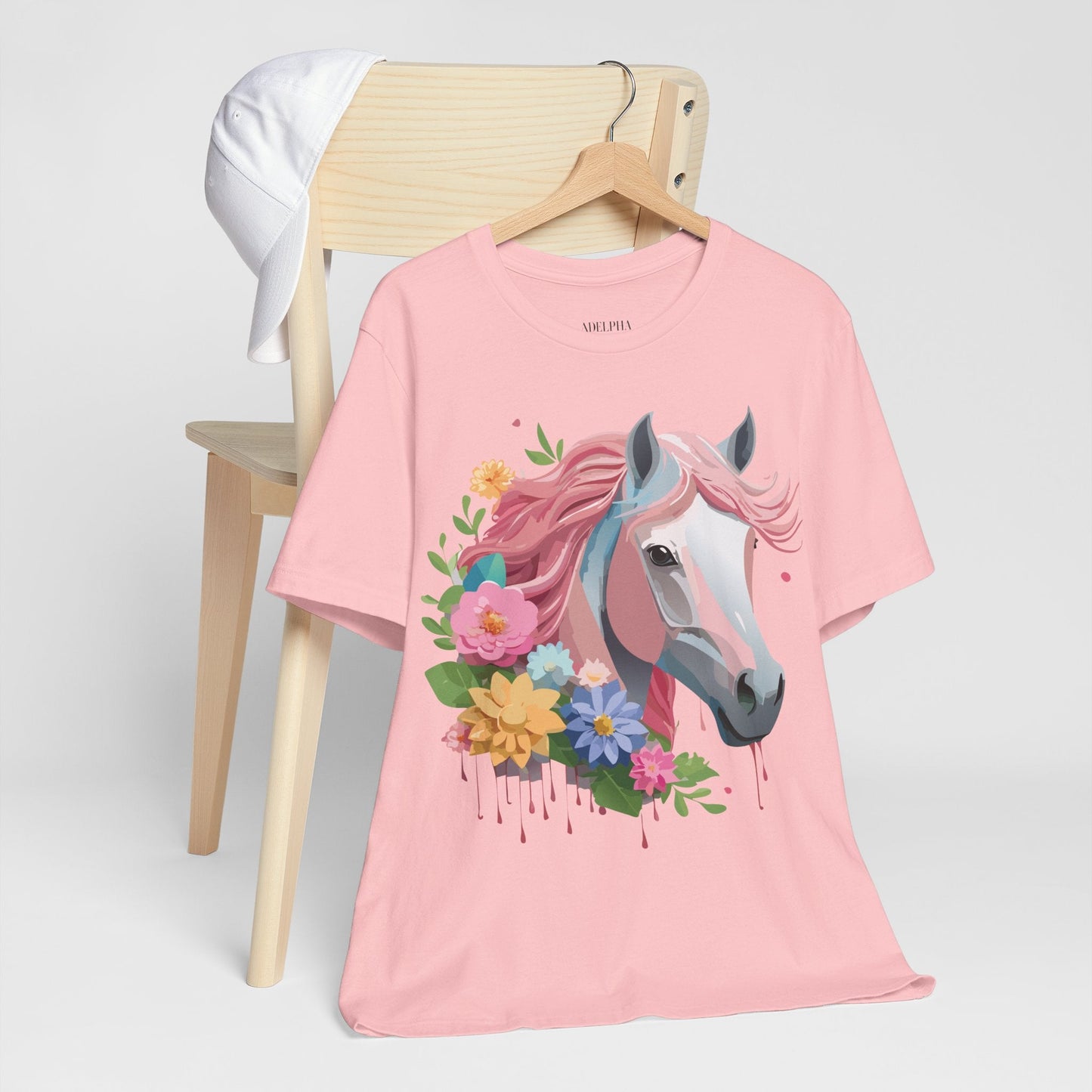 Horse Graphic Unisex 100 Cotton Vintage Animal Art T-Shirt 1