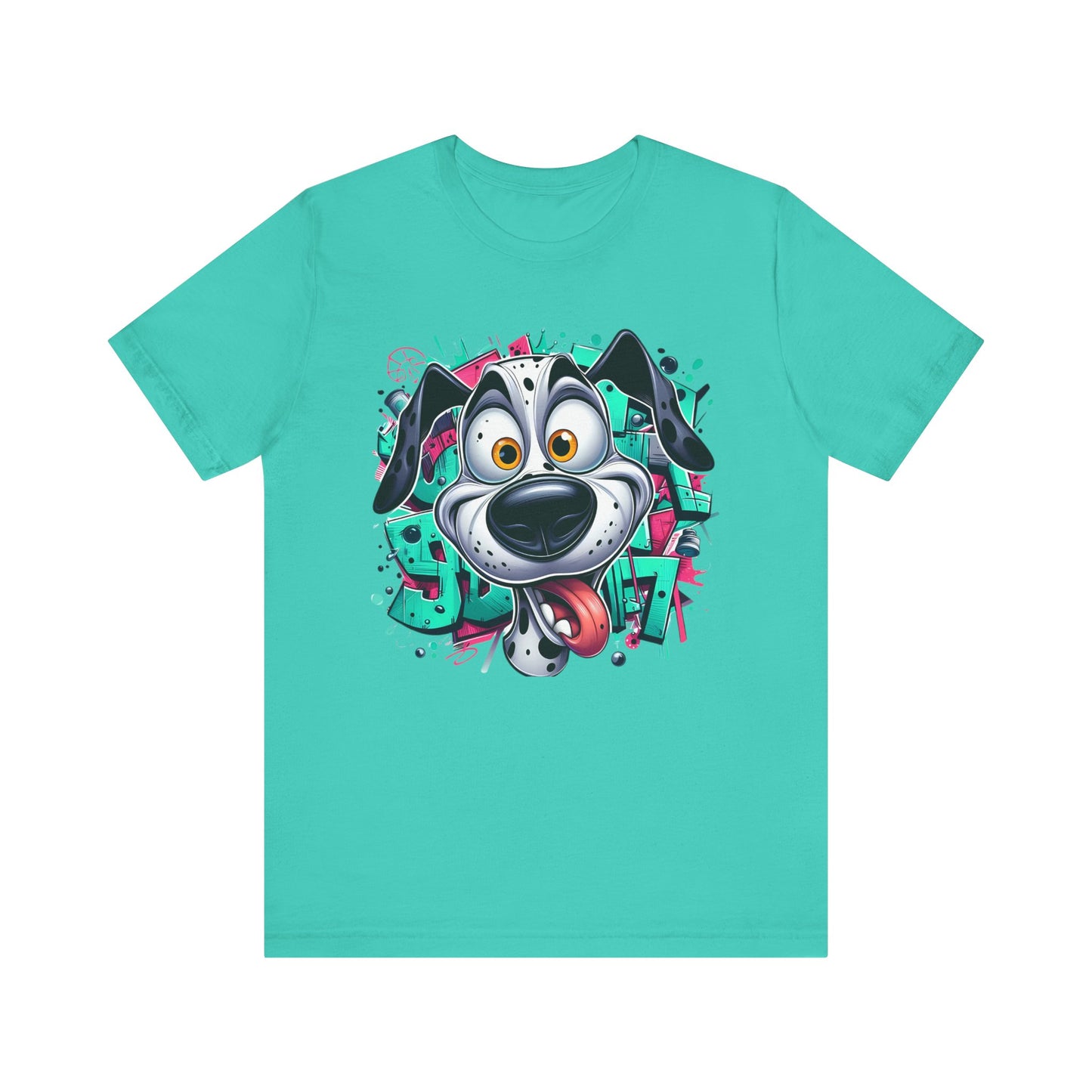 Viki Animal Tees, Dog Tee Shirt, Funny Dog T-Shirt, Art Design Top, Funny Animal T-Shirt, Graphic Tee