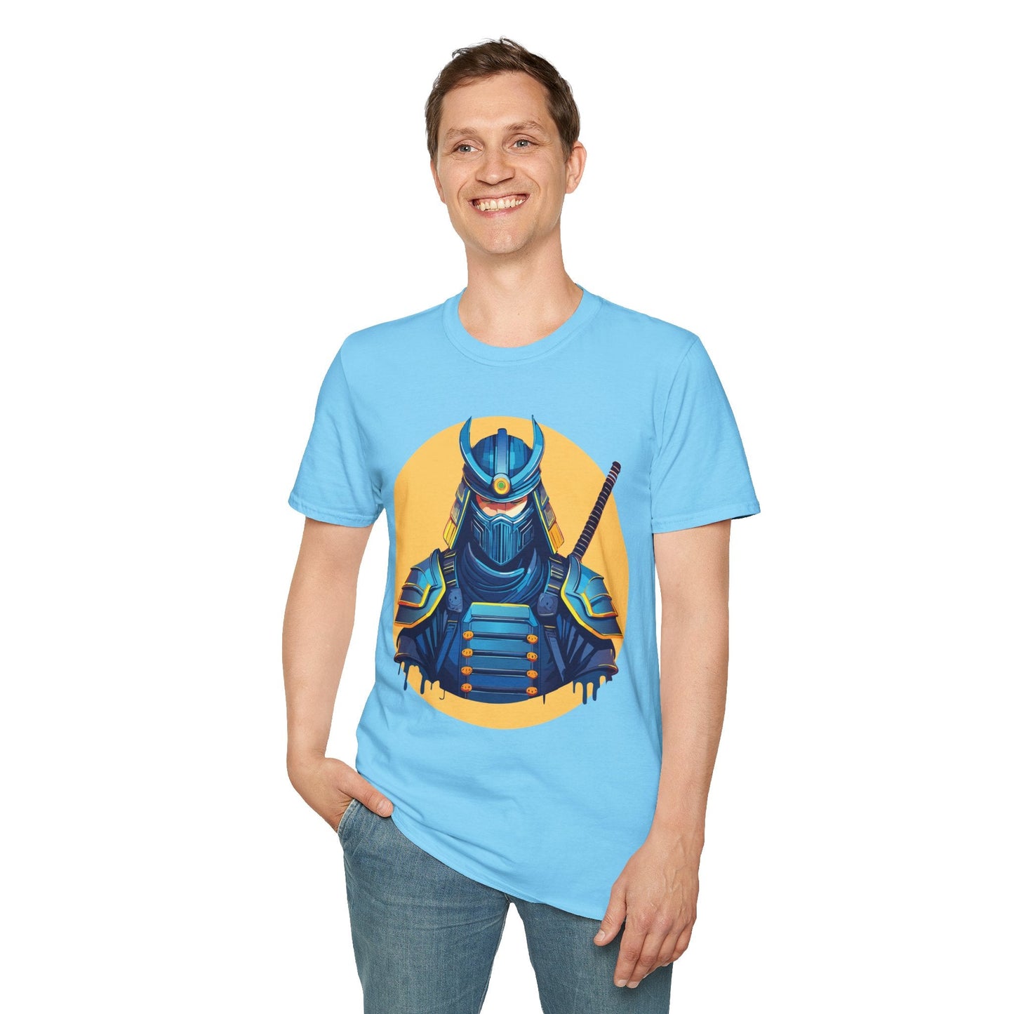 Samurai Shirt Unisex Softstyle T Shirt 100 Percent Ring Spun Cotton Tee For Everyday Comfort